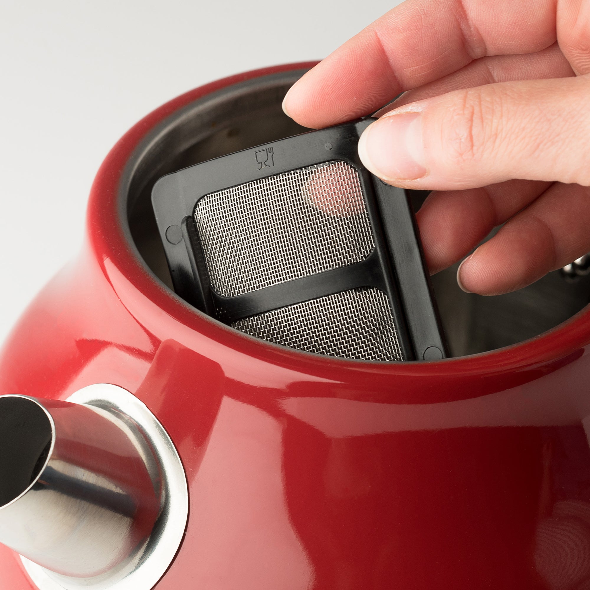 Haden Dorset 1.7 Liter Stainless Steel Electric Kettle, Red (Open Box)