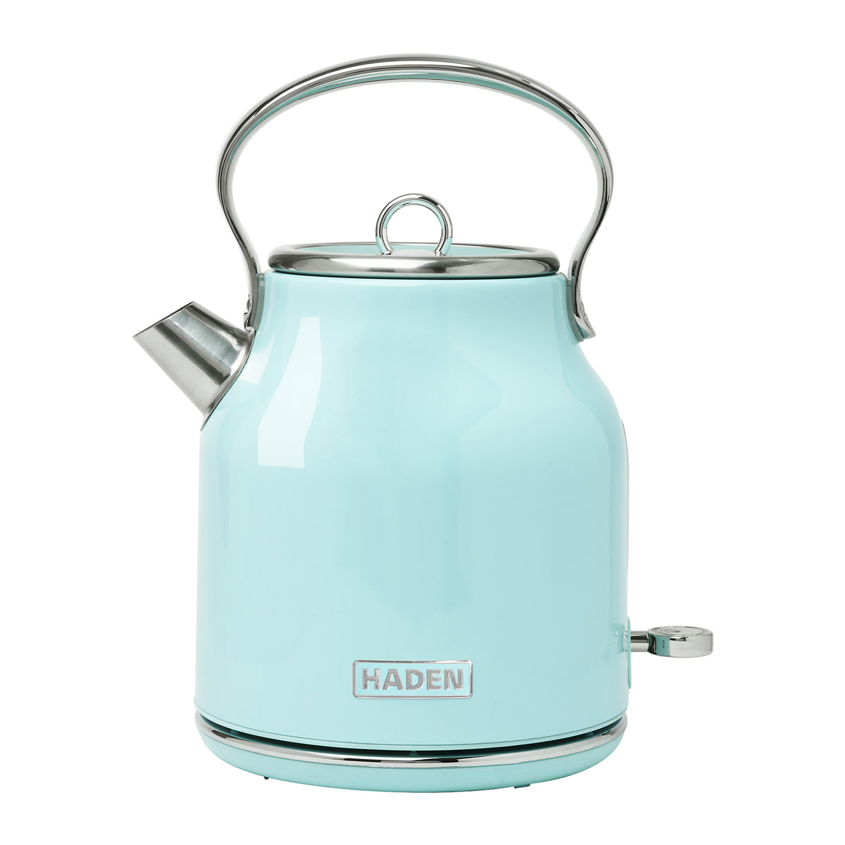 Haden Heritage 1.7 Liter Stainless Steel Body Electric Kettle, Turquoise (Used)