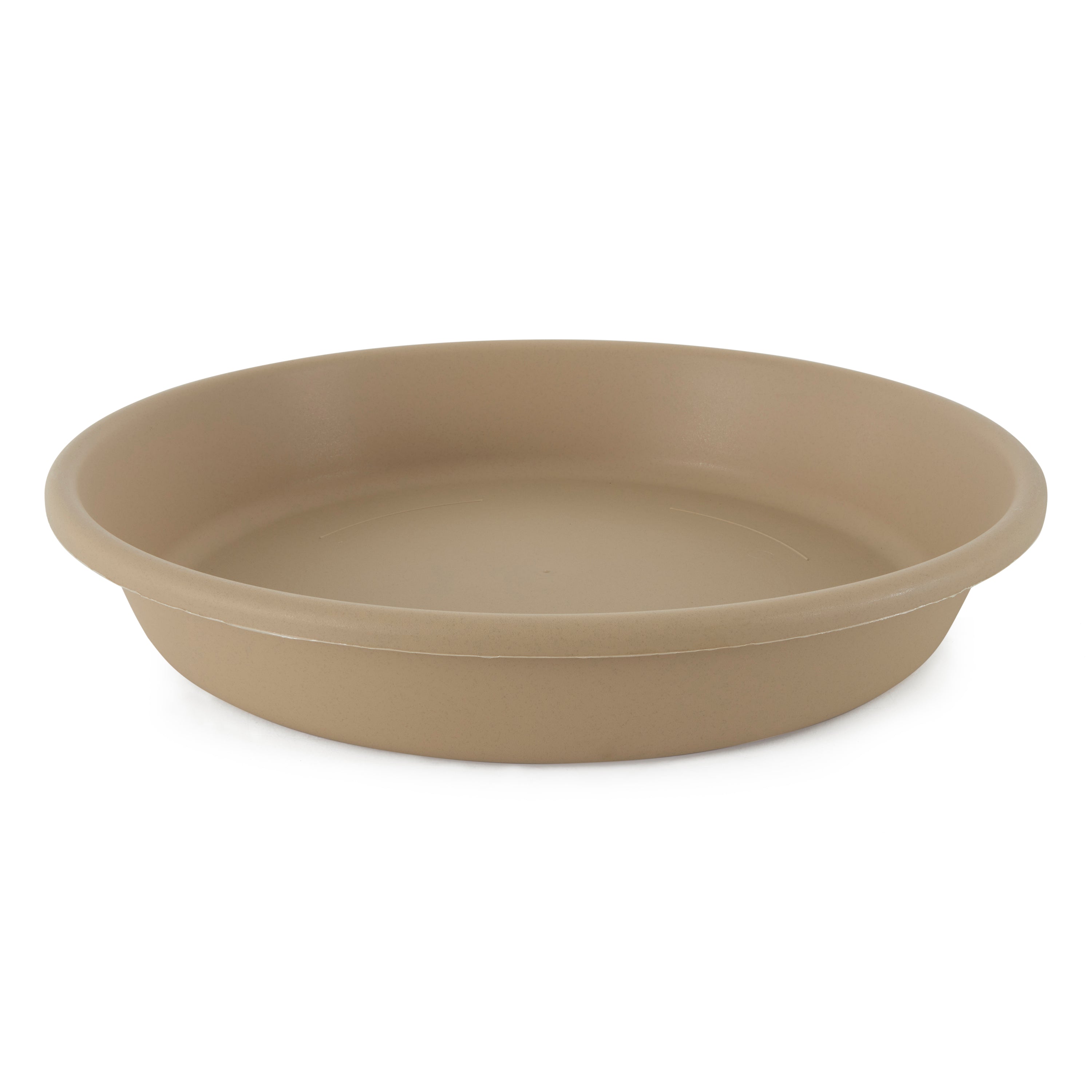 The HC Companies 21 Inch Planter Saucer for Classic Pots, Sandstone, 6 Pack