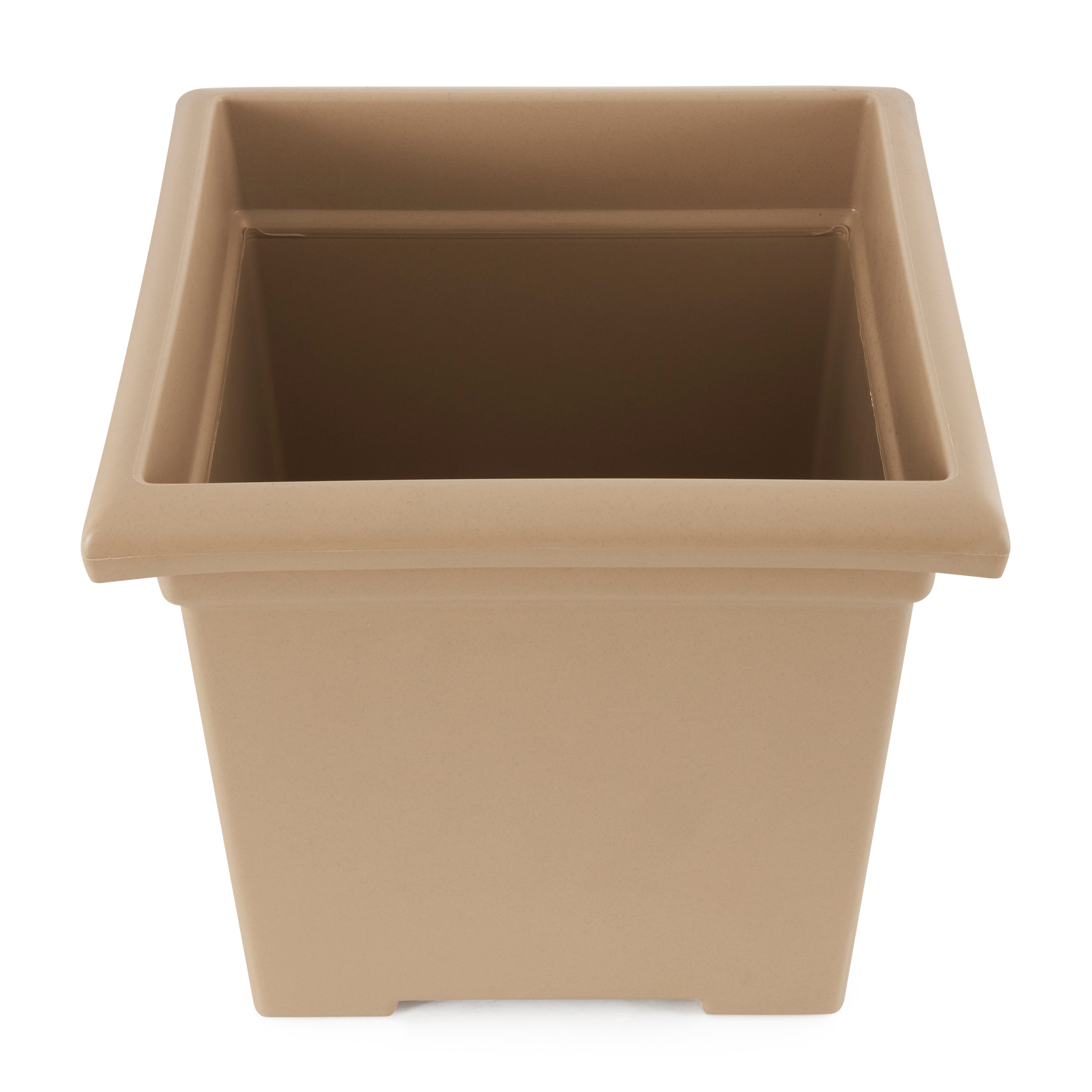 HC Companies ROS15500A34 15.5-Inch Square Accent Planter, Sandstone Tan (Used)