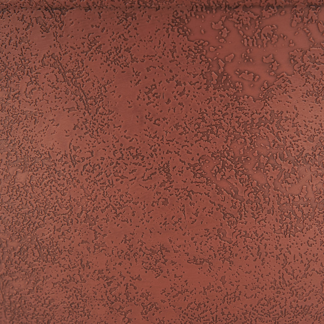 Listo SRA13001P05 13-Inch Round Outdoor Plastic Sierra Planter, Rustic Redstone - VMInnovations