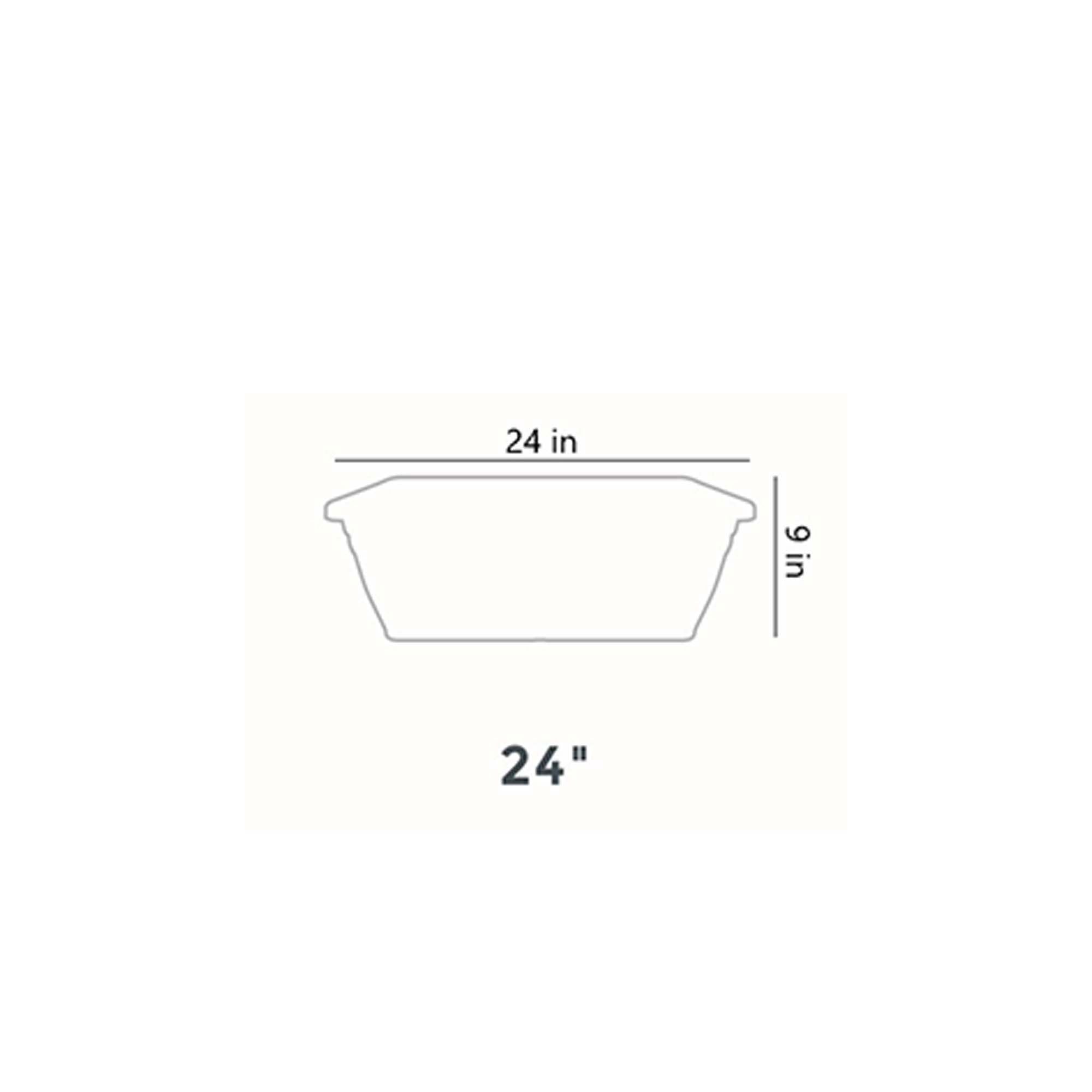 HC Companies SPX24DB0E2112-Inch Outdoor Plastic Deck Planter Box, Chocolate - VMInnovations