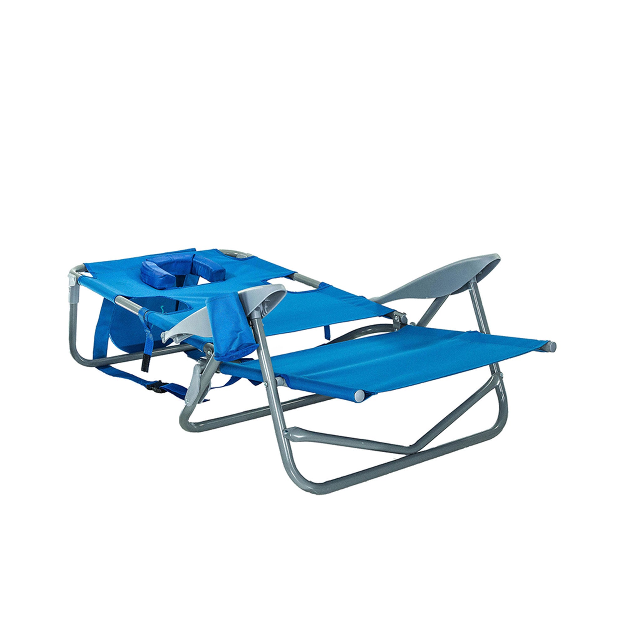 Ostrich On-Your-Back Outdoor Lounge 5 Position Reclining Beach Chair (4 Pack)