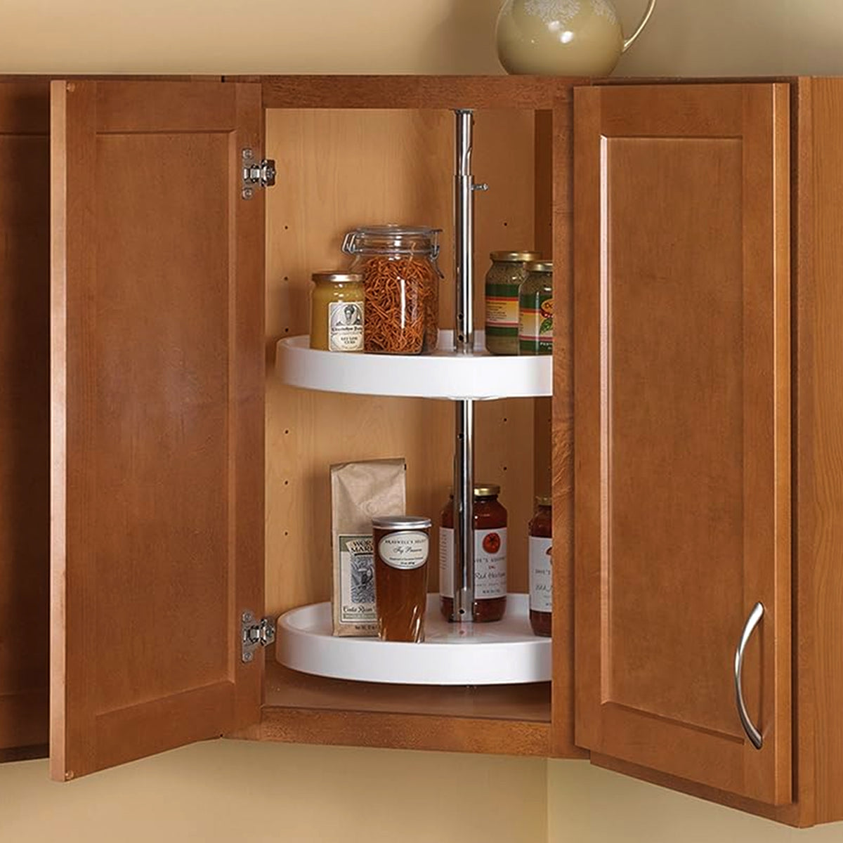 Rev-A-Shelf 6012-24-11-52-U-B 24" Polymer Full Circle 2-Shelf Lazy Susan (Used)