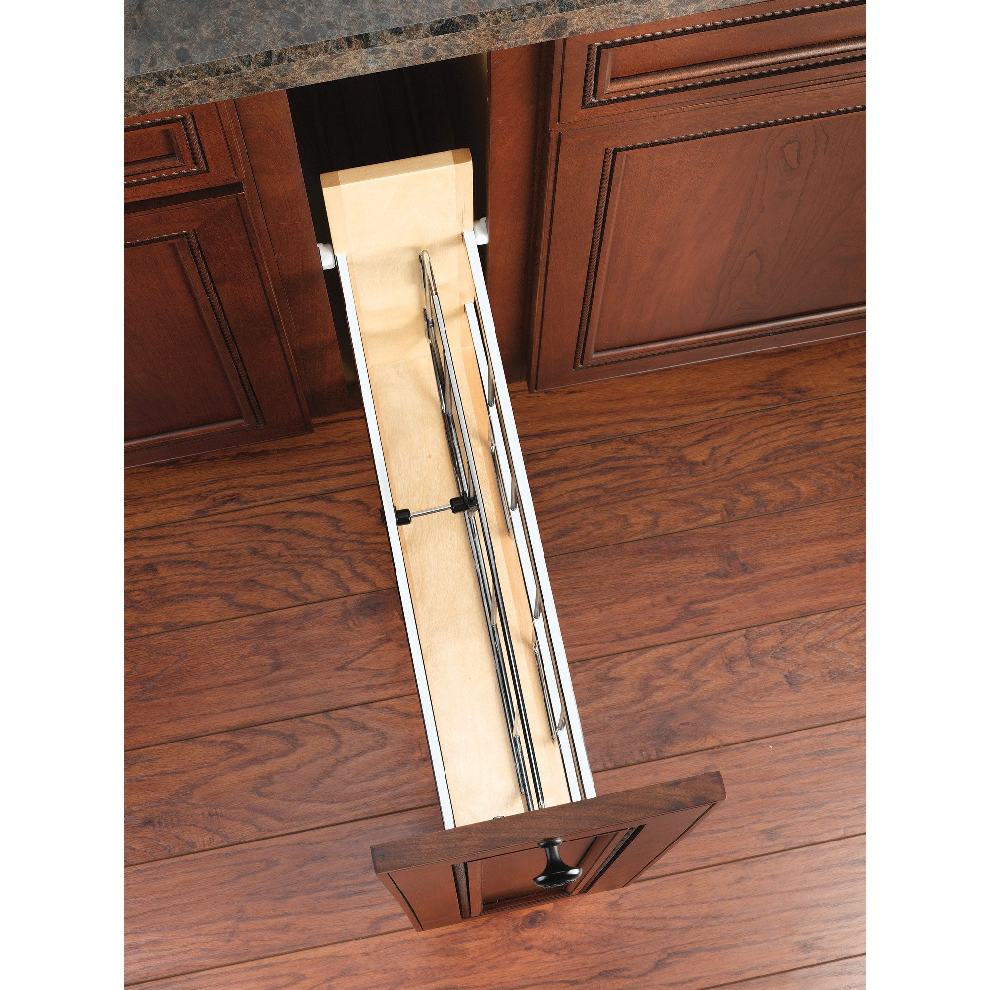 Rev-A-Shelf 5" Pullout Cabinet Tray Divider Organizer w/ Soft-close, 447-BCSC-5C - VMInnovations