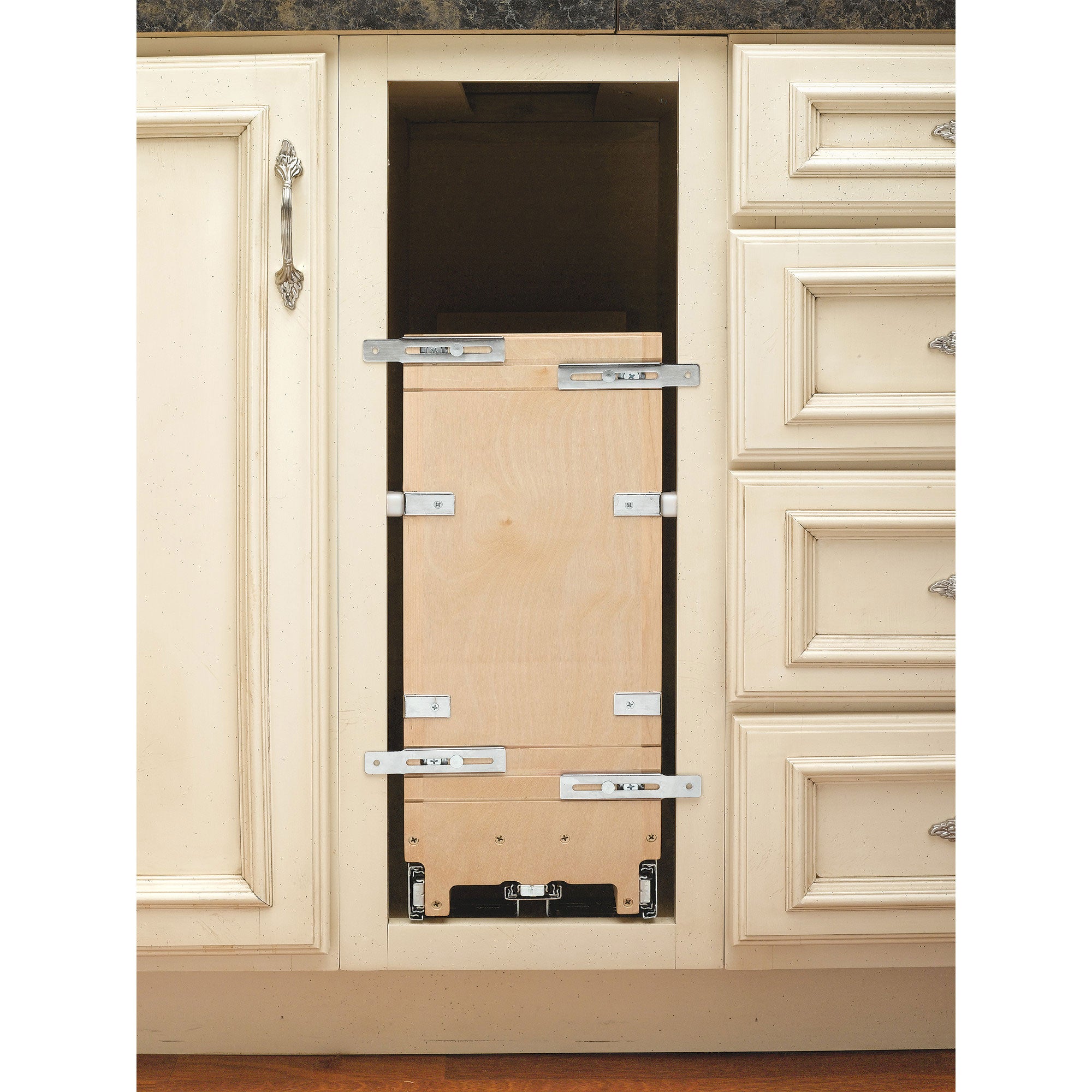 Rev-A-Shelf 5" Pullout Cabinet Tray Divider Organizer w/ Soft-close, 447-BCSC-5C - VMInnovations
