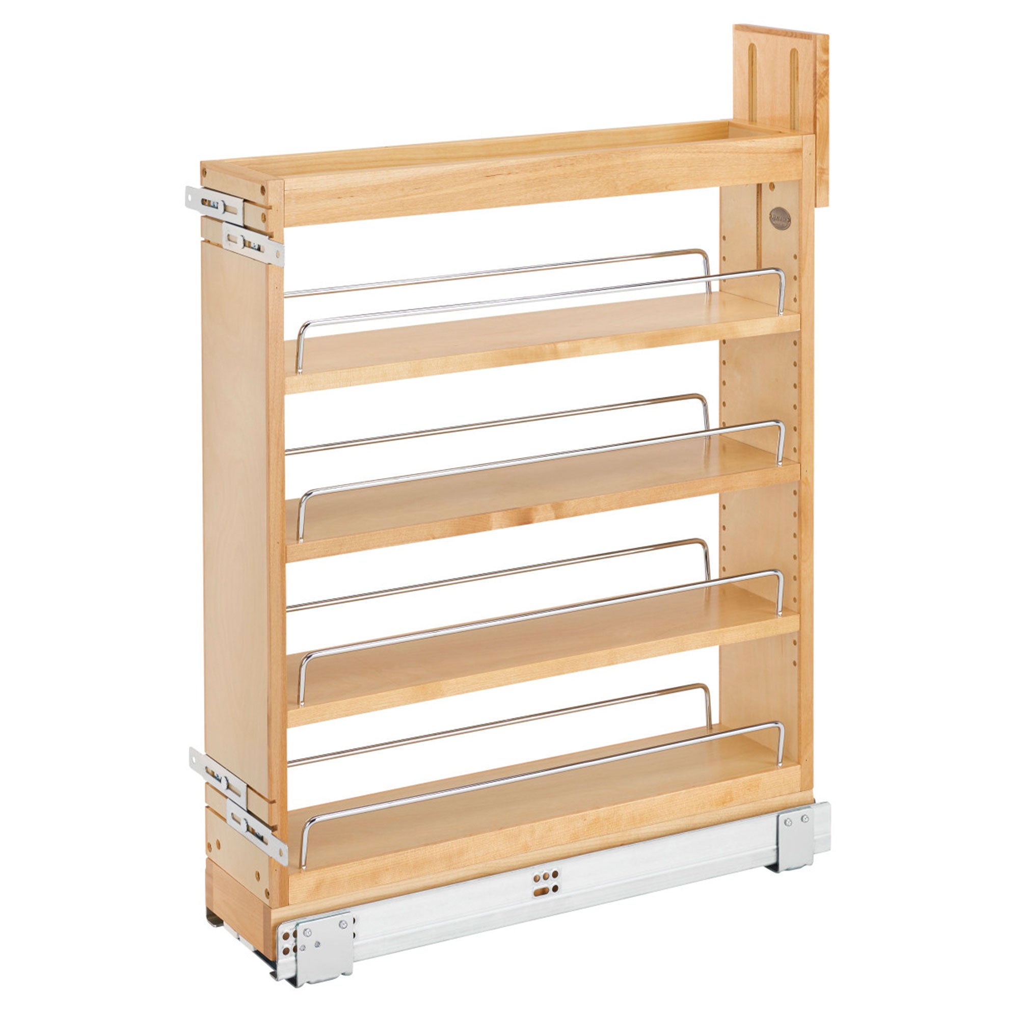 Rev-A-Shelf 6'' Pullout Kitchen Cabinet Organizer Soft-close, 448-BCSC-5C - VMInnovations