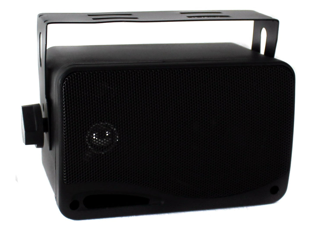 Pyle PLMR24B 3.5" 200 Watt 3-Way Weather Proof Mini Box Speakers - VMInnovations