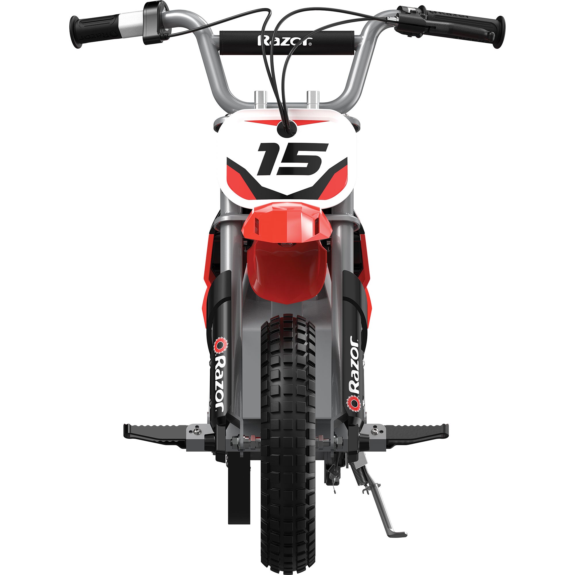 Razor MX400 Dirt Rocket 24V Toy Motocross Motorcycle Dirt Bike, Red (2 Pack)