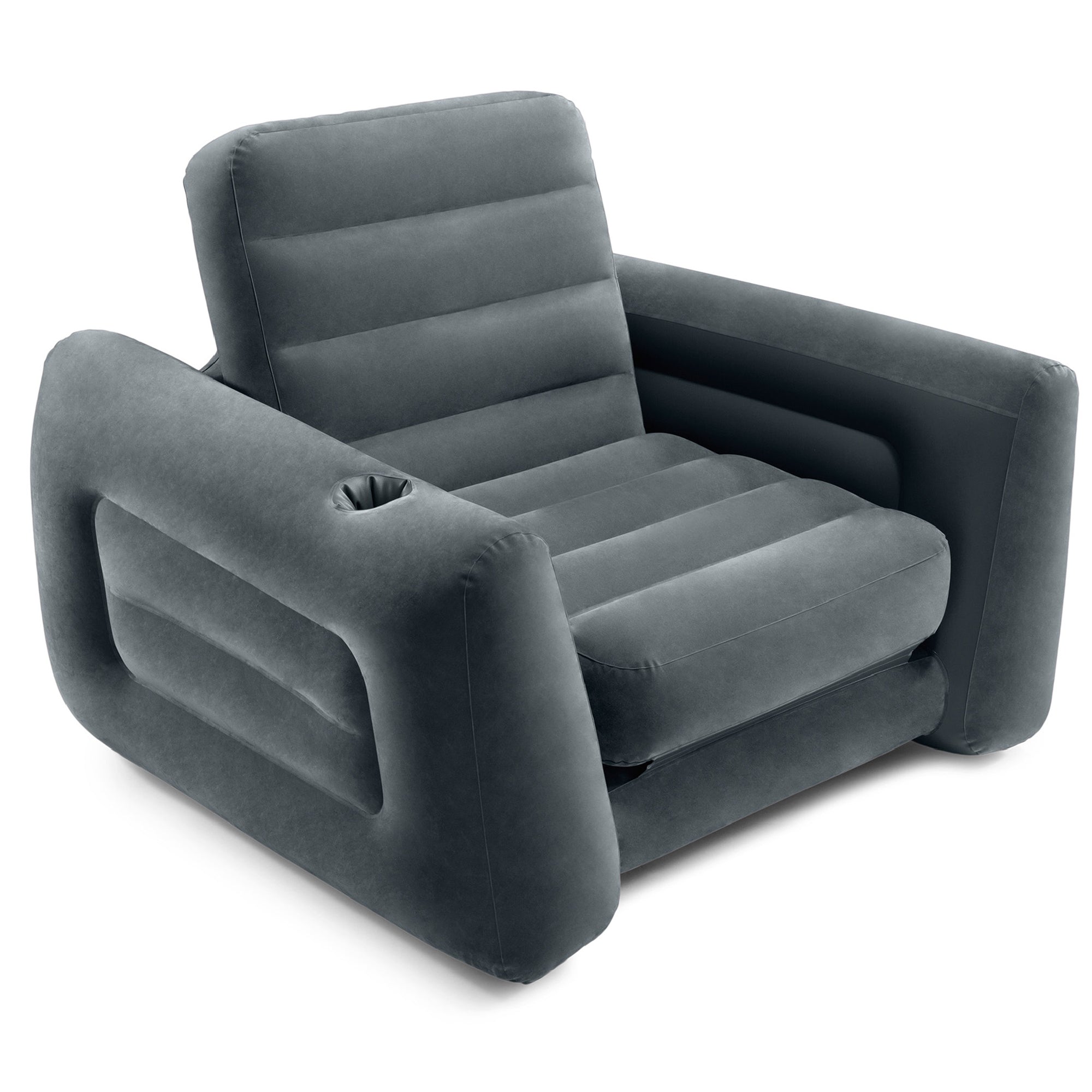 INTEX Inflatable Pull Out Sofa Chair Sleeper/Twin Sized Air Mattress (2 Pack)