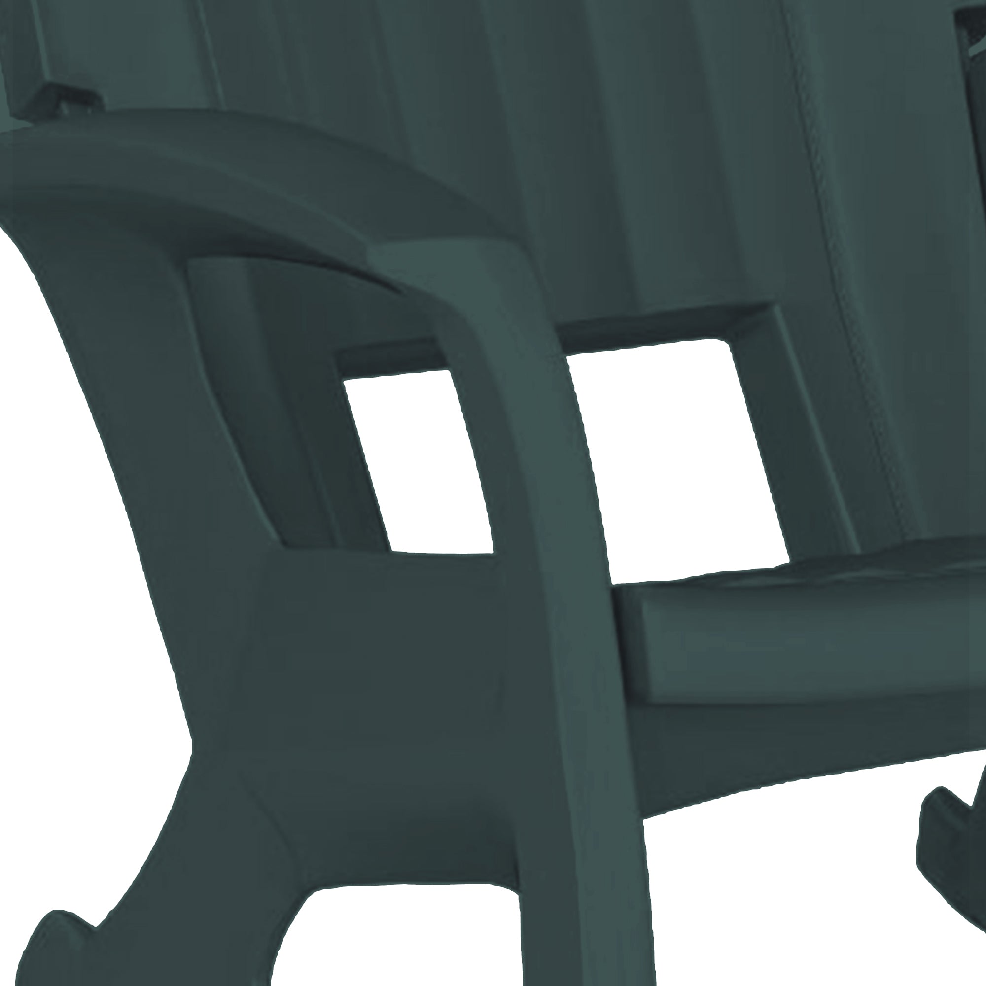 Semco Plastics SEMS Recycled Plastic Resin Patio Rocking Chair, Green (Open Box) - VMInnovations