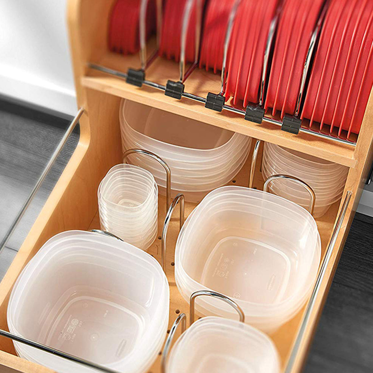 Rev-A-Shelf 4FSCO-24SC-1 Food Storage Container Organizer Soft Close (Used)
