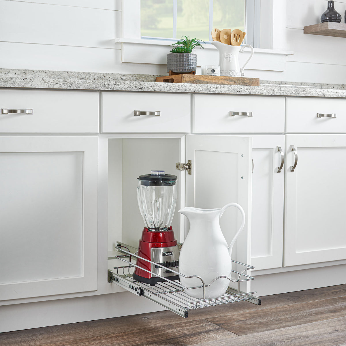 Rev-A-Shelf 5WB1-1222CR-1 12" x 22" Single Pull Out Cabinet Basket (Open Box)