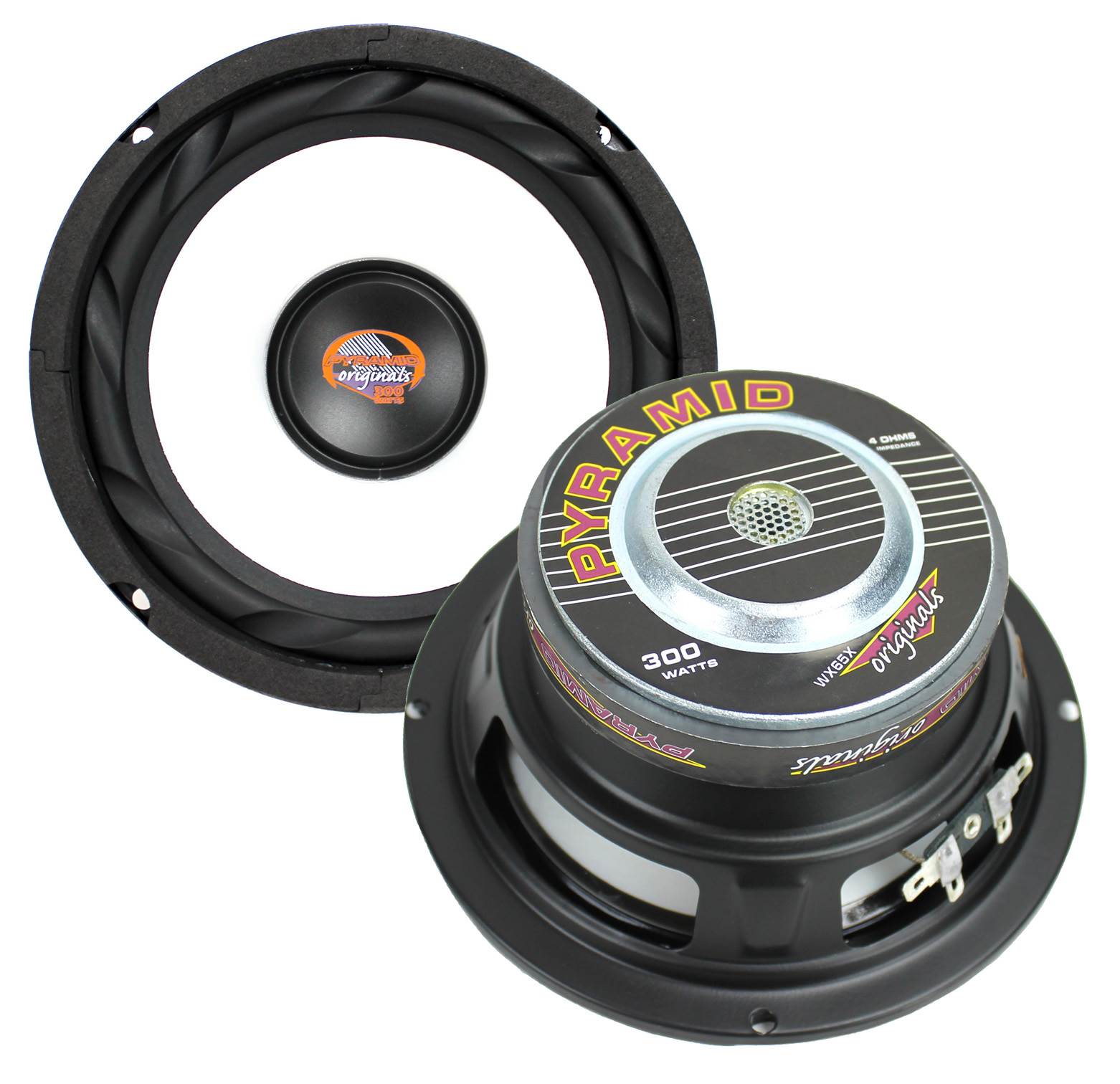 PYRAMID WX65X 6.5" 600 Watt Car Audio Subwoofers Subs Power Woofers 4 Ohm