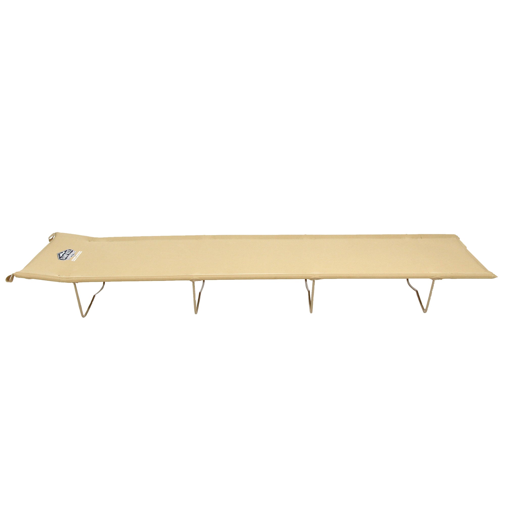 Kamp-Rite Economy 84x53x40 Inch Light Backpacking Camping Bed Cot, Tan (Used)
