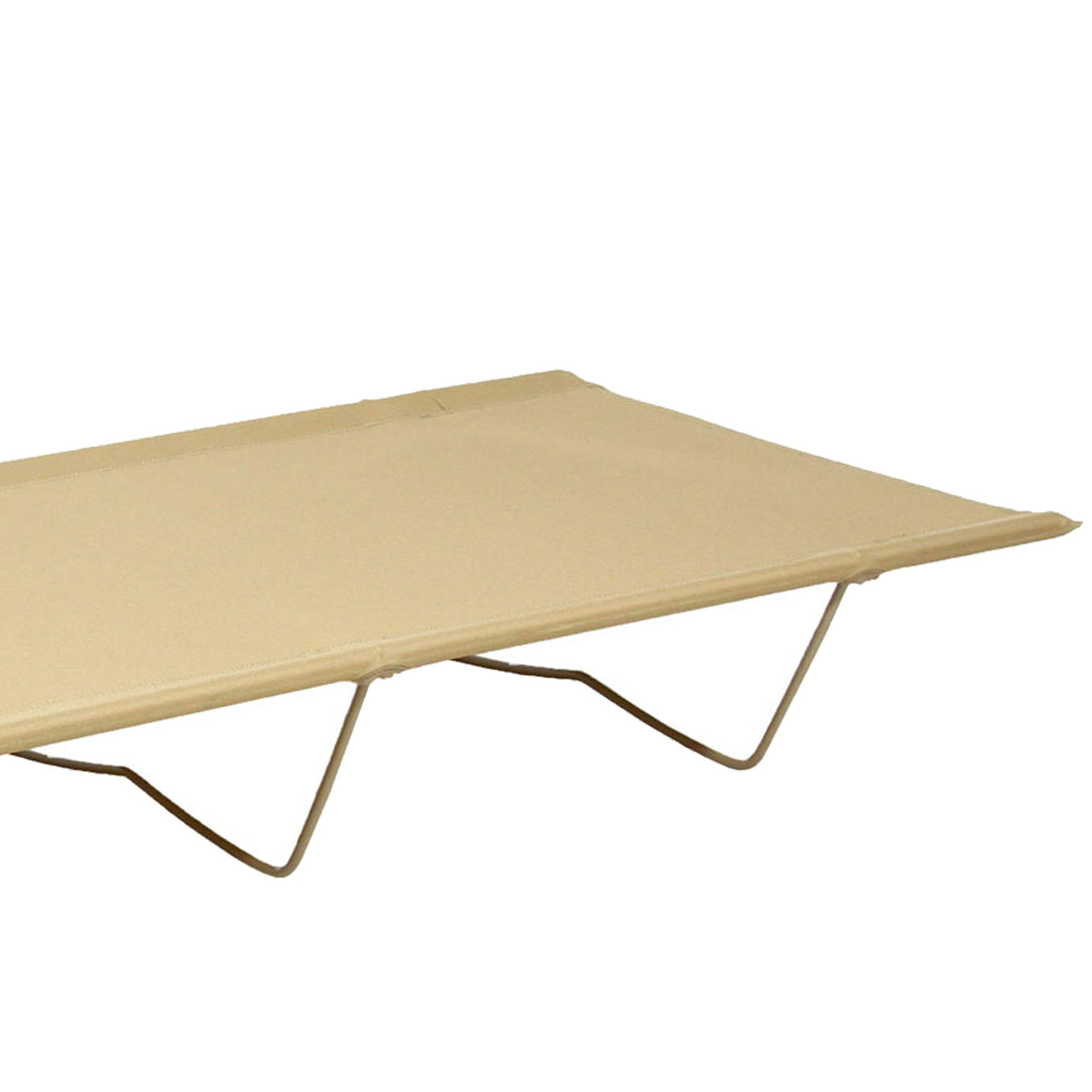 Kamp-Rite Economy 84x53x40 Inch Light Backpacking Camping Bed Cot, Tan (Used)