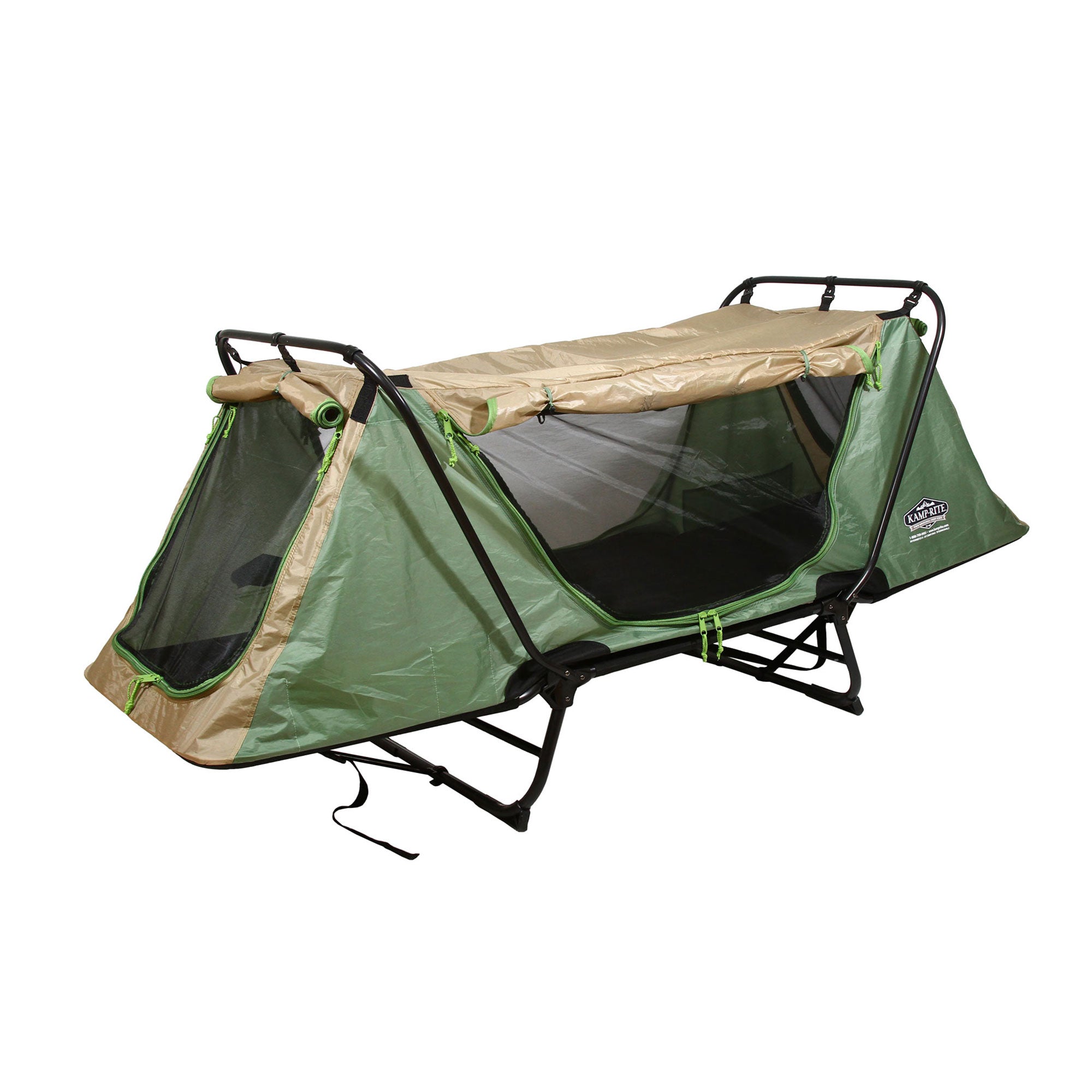 Kamp-Rite Original Tent Cot Folding Camping and Hiking Bed 1 Person (Open Box) - VMInnovations