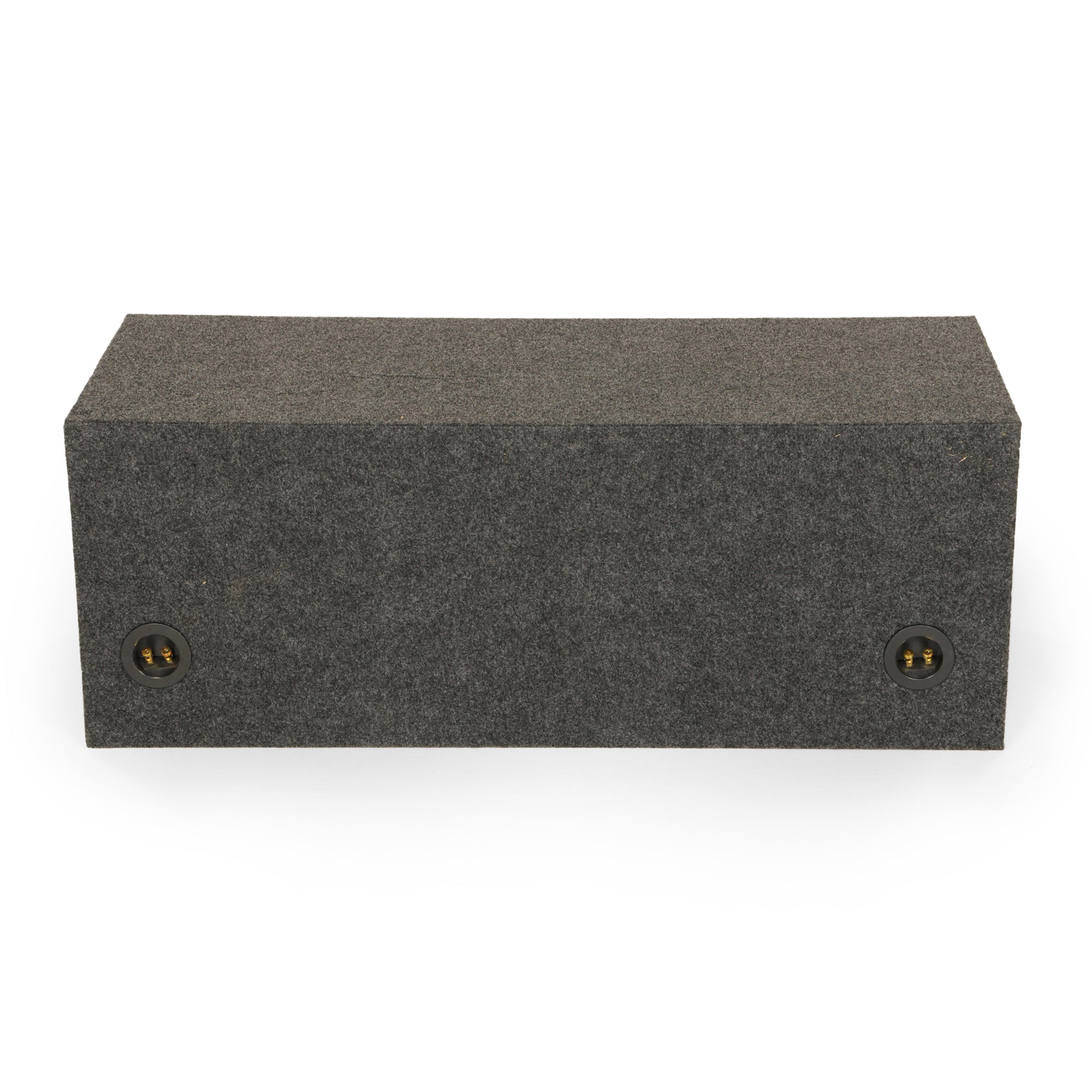 QPower QBASS Dual 10 Inch Car Audio Subwoofer Enclosure Box, Charcoal (4 Pack) - VMInnovations