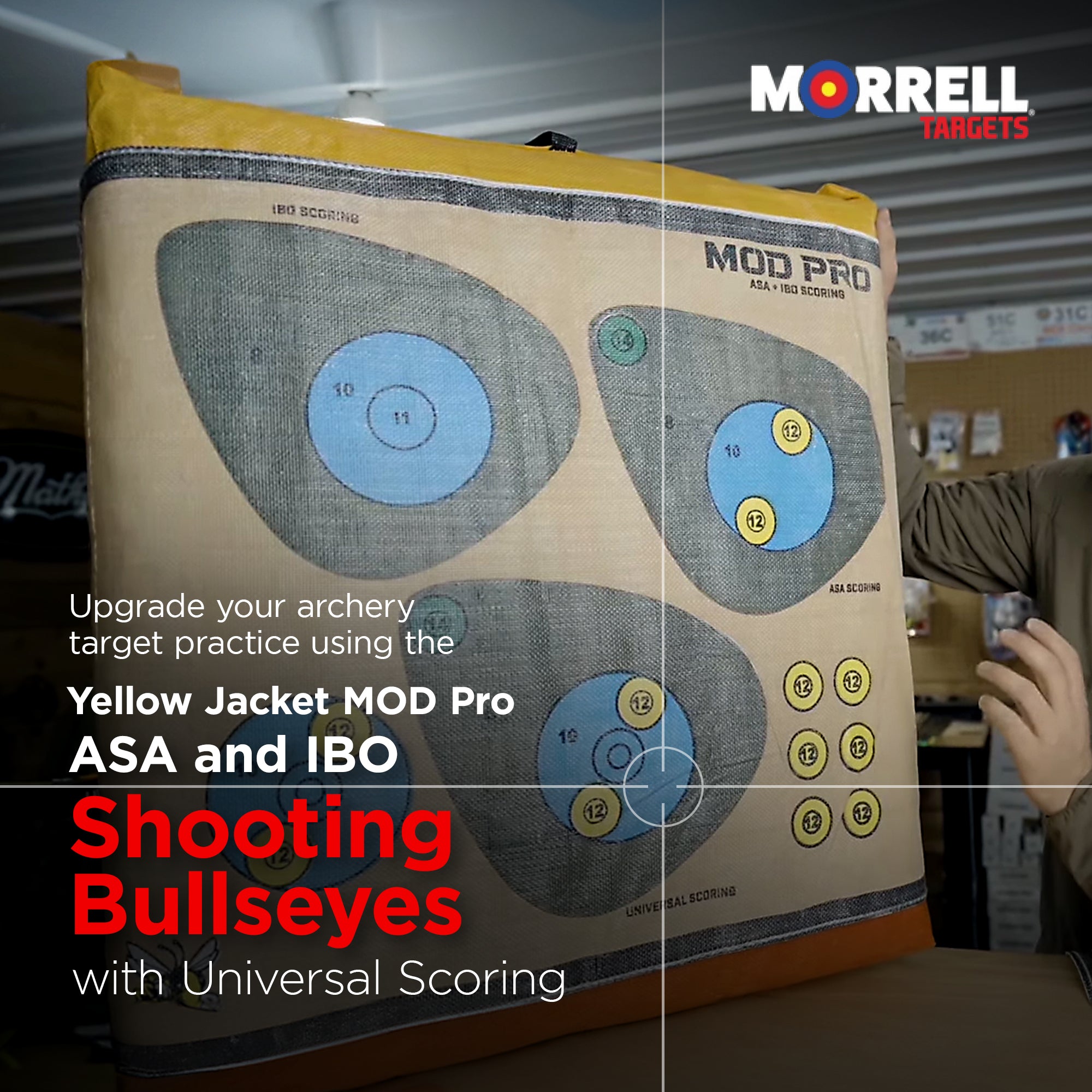 Morrell Yellow Jacket MOD Pro ASA and IBO Shooting Bullseyes (Open Box) - VMInnovations
