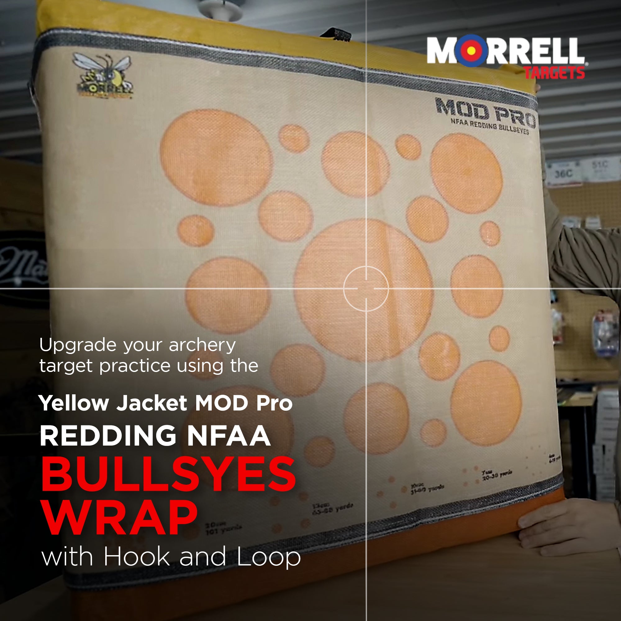 Morrell Yellow Jacket MOD Pro Redding NFAA Bullseyes Wrap with Hook and Loop - VMInnovations