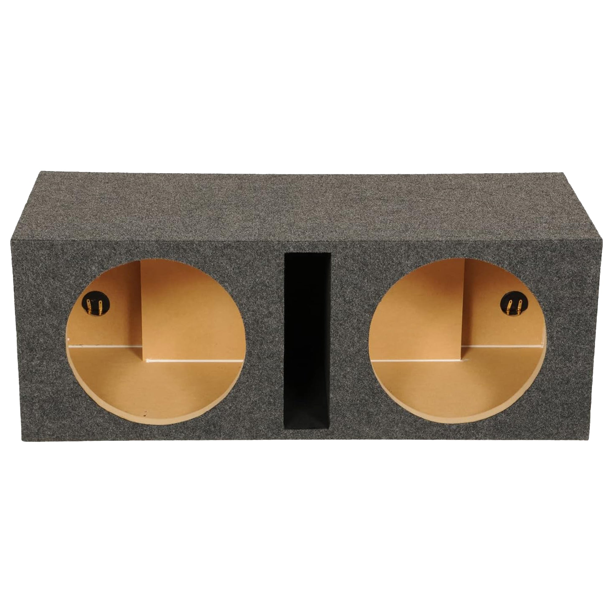 QPower DUAL 15" Inch Vented Subwoofer Box 2 Speaker Sub Enclosure (Open Box)