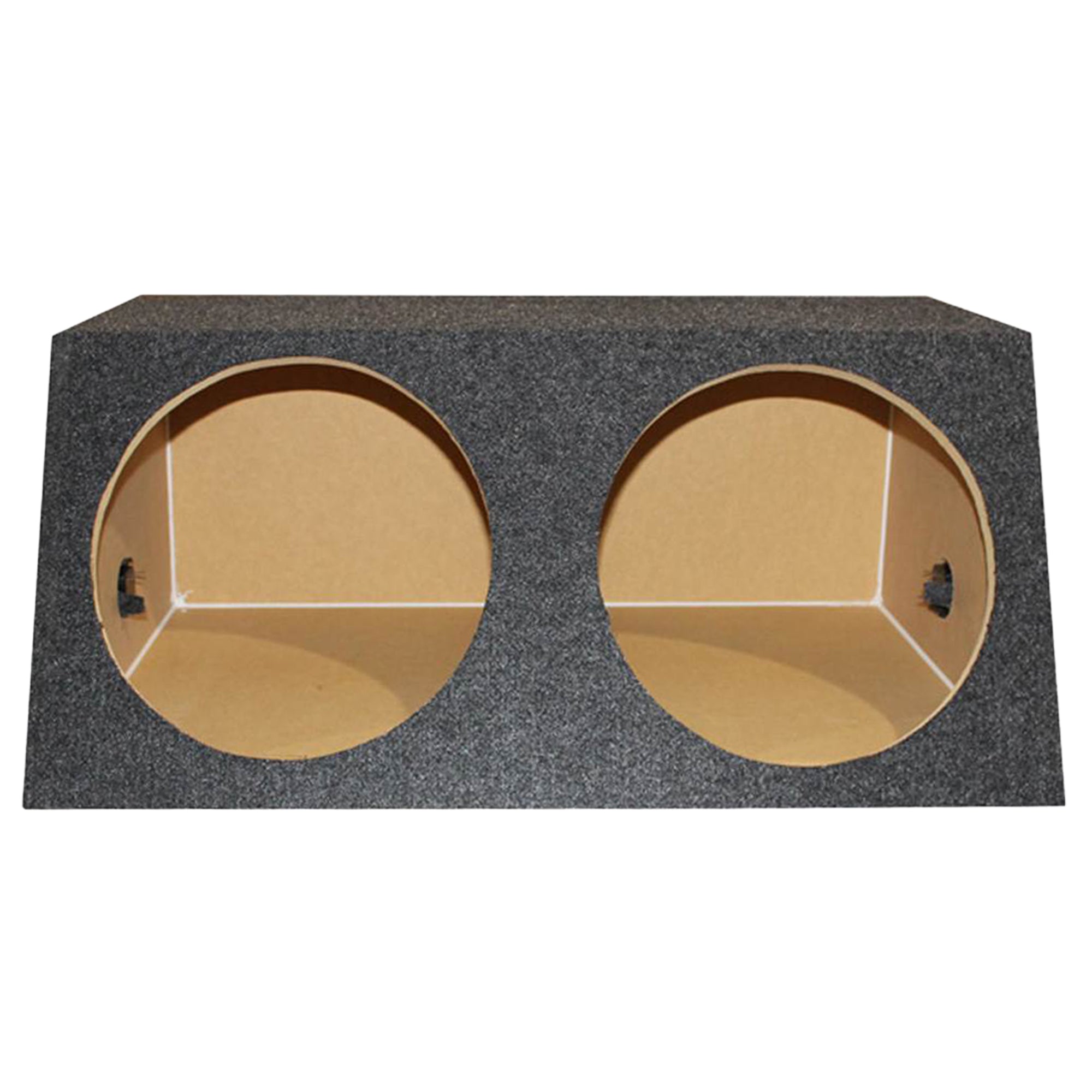 QPOWER QSMBASS12 Dual 12" INCH Subwoofer Box 2 Speaker Sub Enclosure (Open Box) - VMInnovations