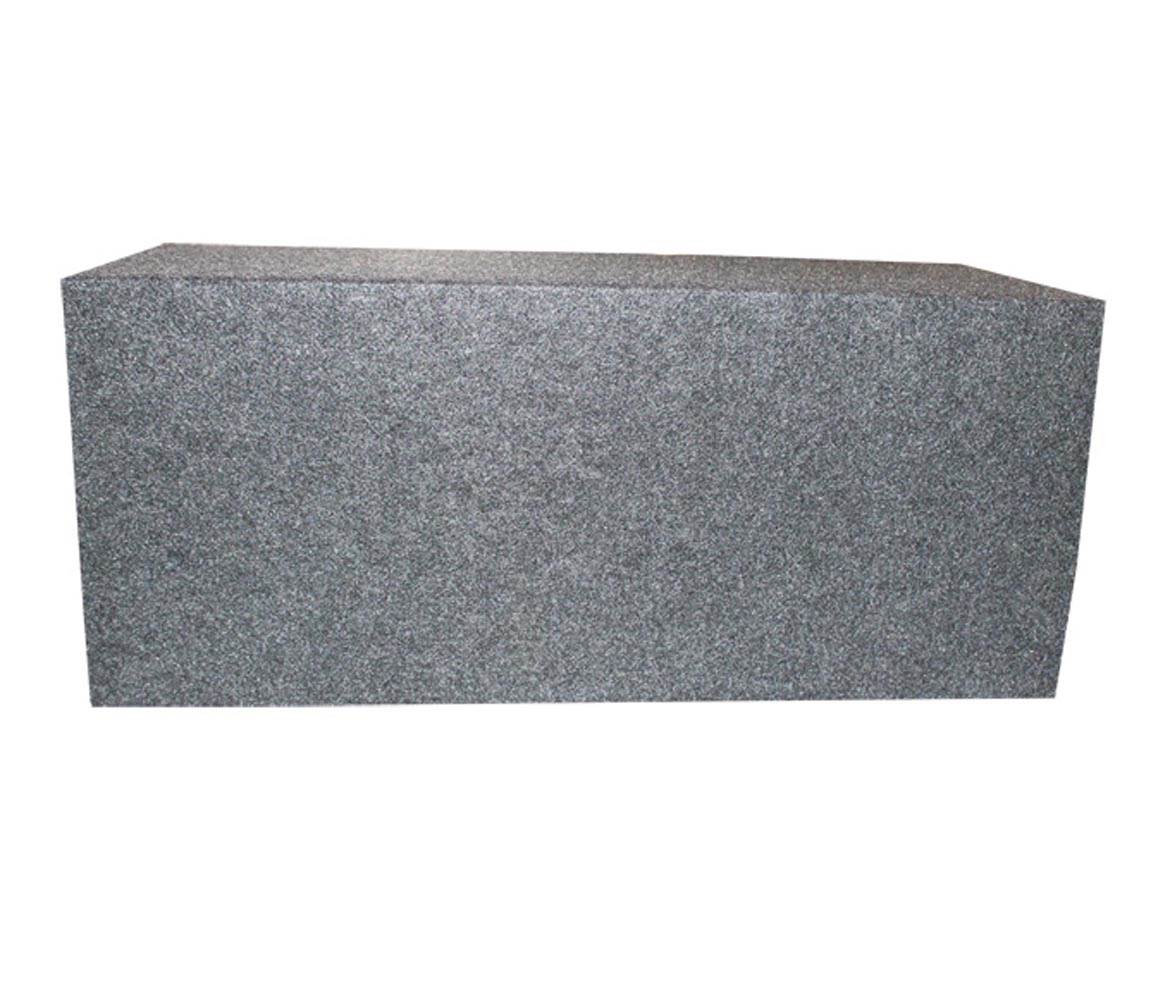 QPower QSMBASS12 Dual 12" Sealed Angled Subwoofer Box Speaker Enclosure (Used) - VMInnovations