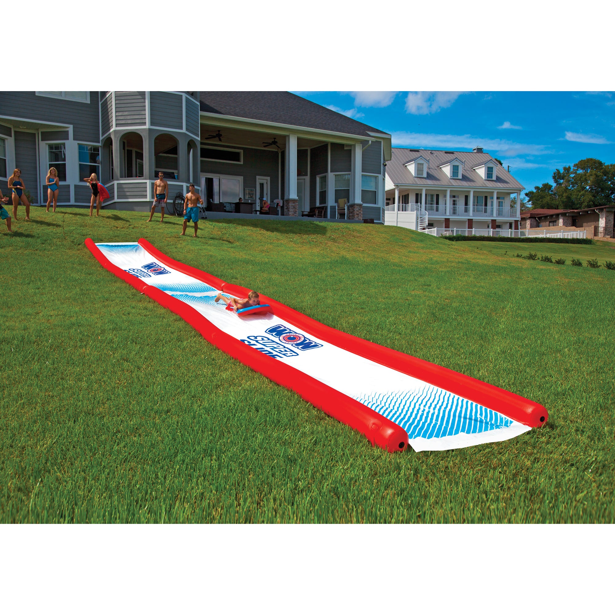 Super Slide Water Slide for Kids and Adults with Sleds(Open Box) - VMInnovations