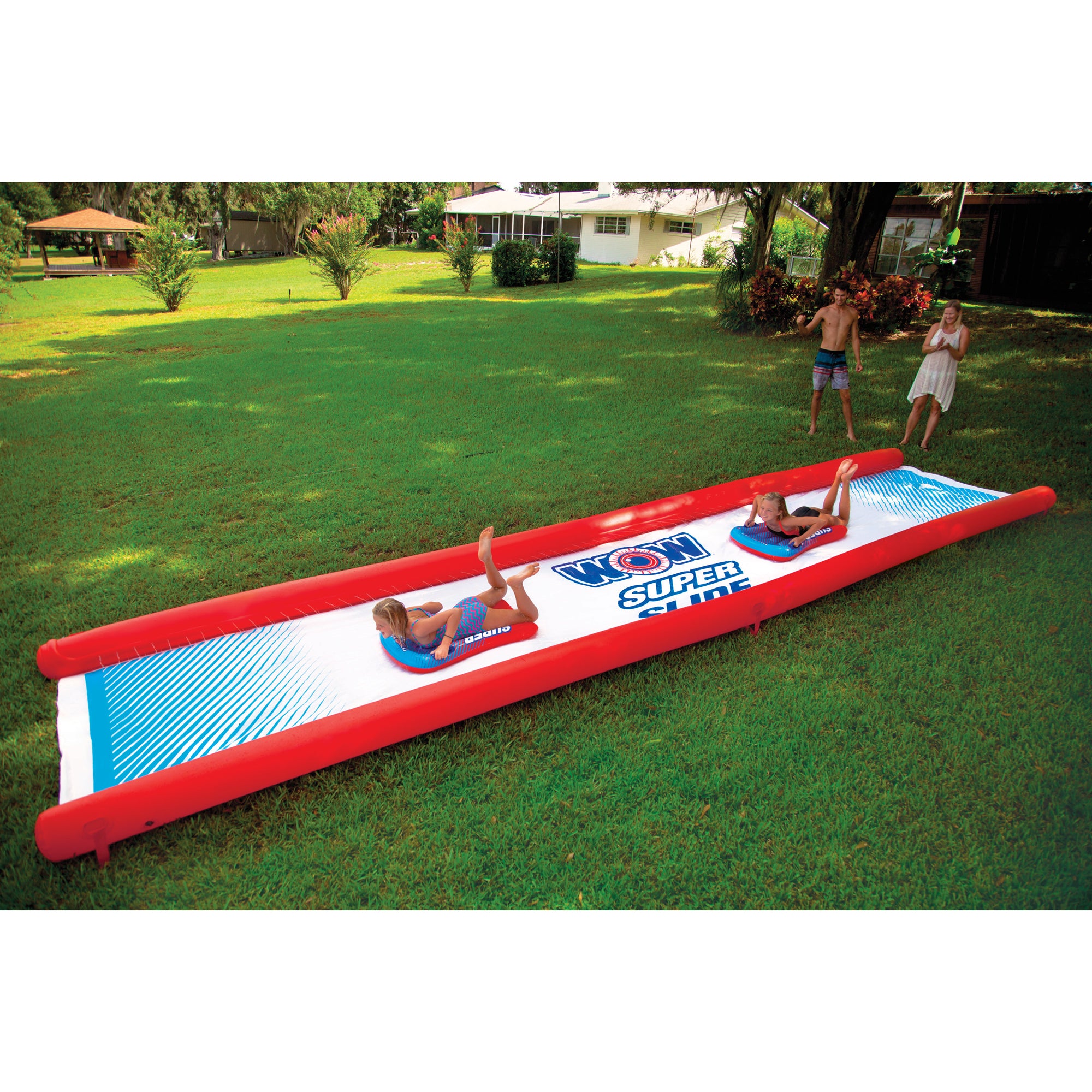 Super Slide Water Slide for Kids and Adults with Sleds(Open Box) - VMInnovations