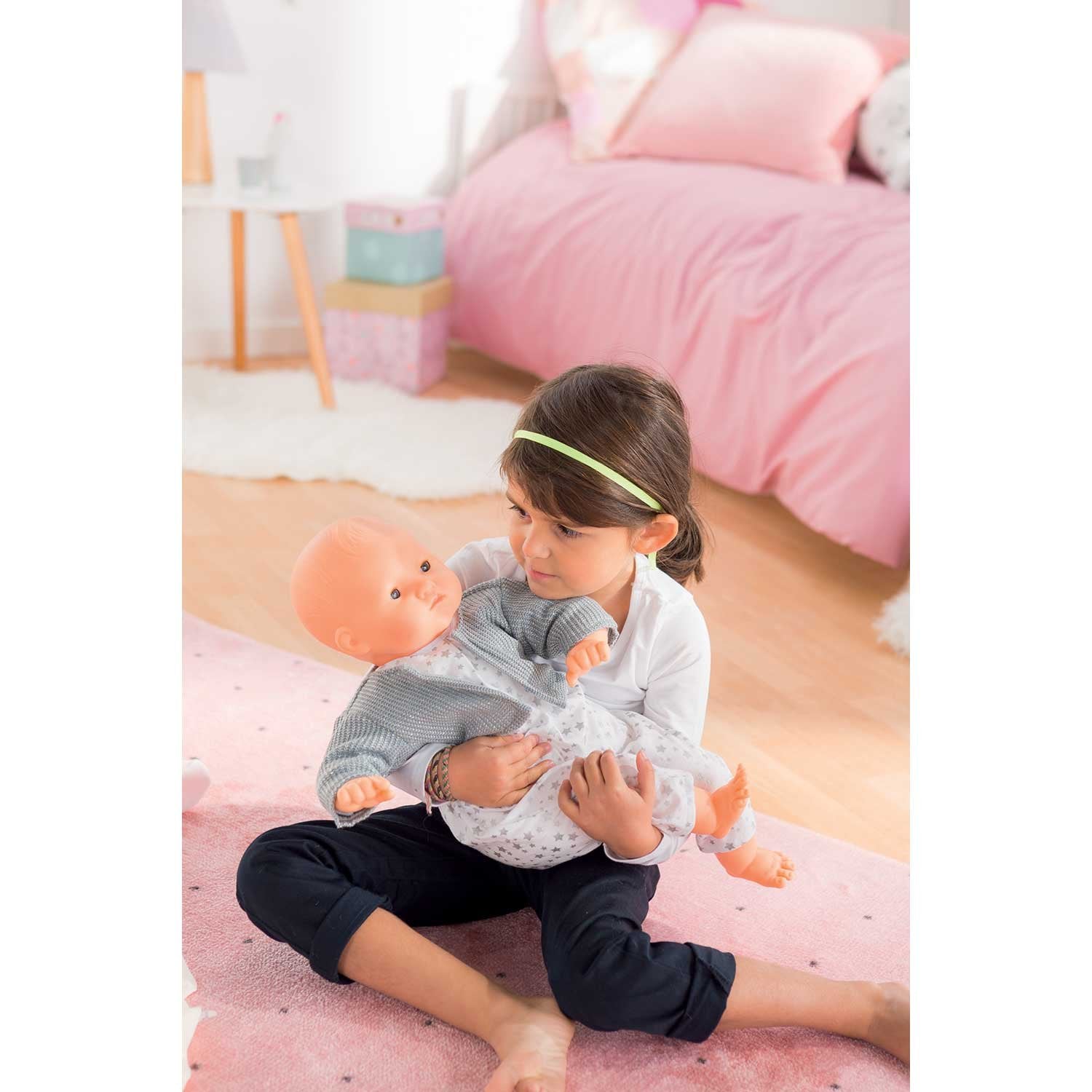 Corolle Mon Grand Poupon Bebe Cheri to Dress 20 Inch Baby Doll (Open Box)