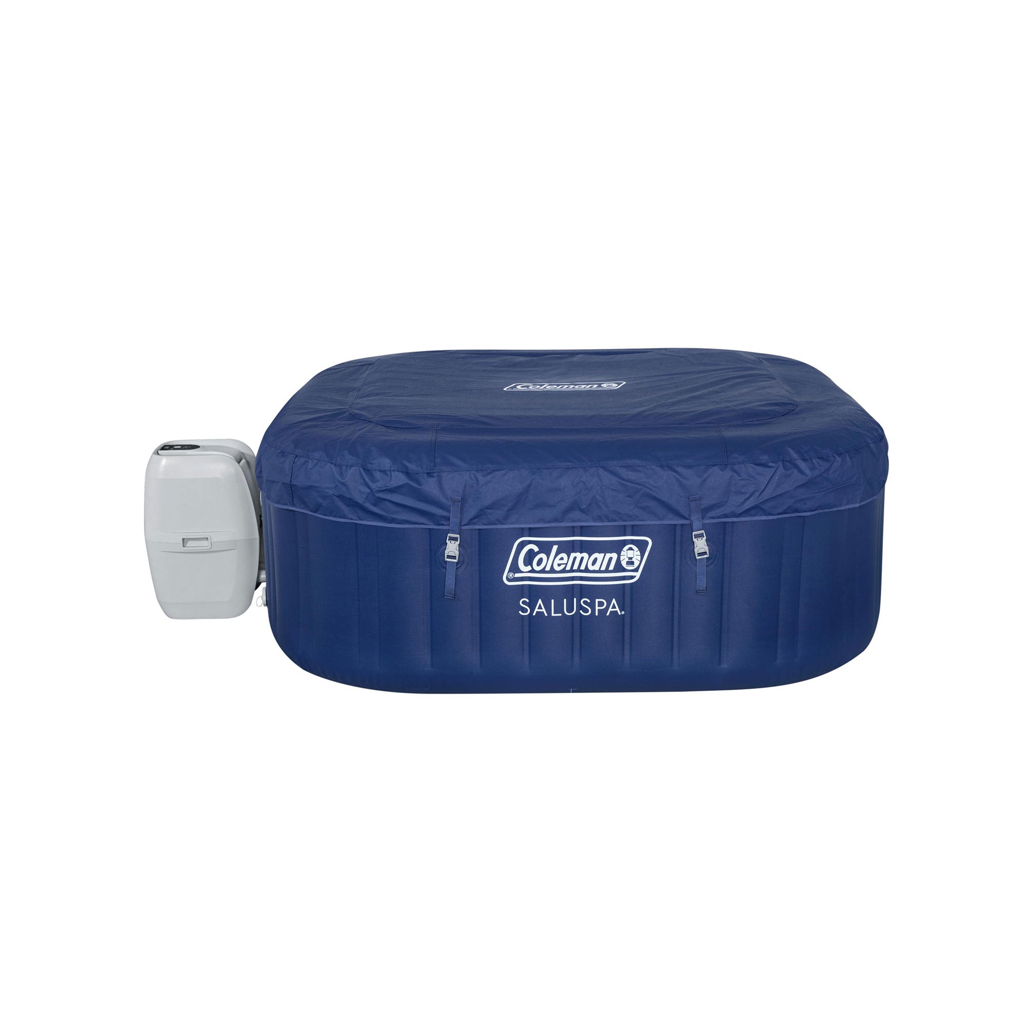 Coleman SaluSpa 4 Person Square Portable Inflatable Outdoor Hot Tub Spa (Used) - VMInnovations