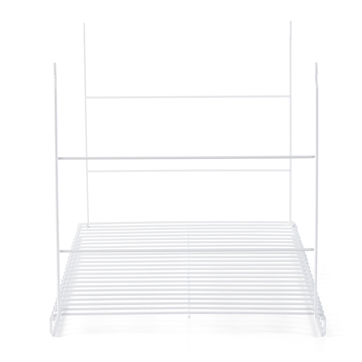 Rubbermaid 24" Closet Steel Wire Added Storage Hanging Shelf, White (For Parts)