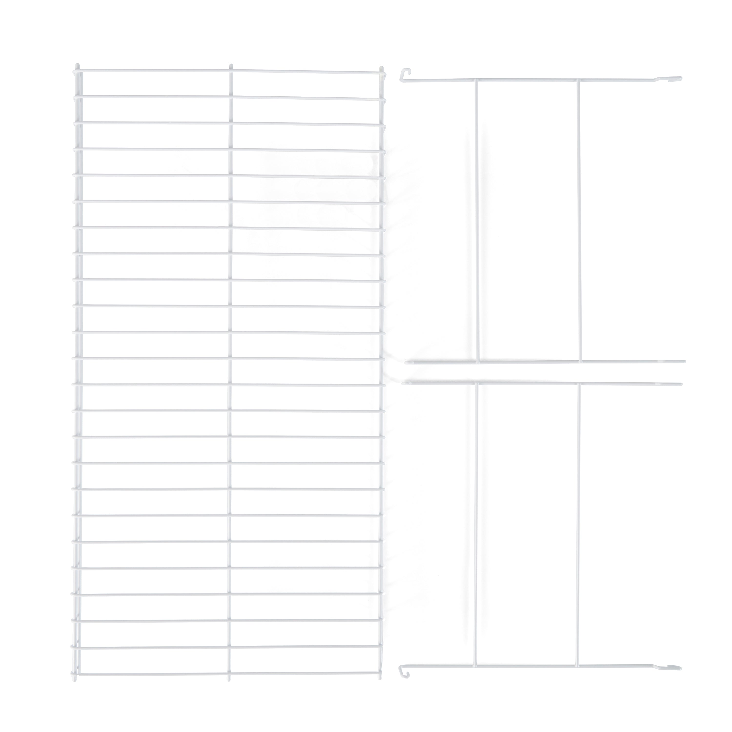 Rubbermaid 24" Universal Closet Steel Wire Added Storage Hanging Shelf (Used) - VMInnovations
