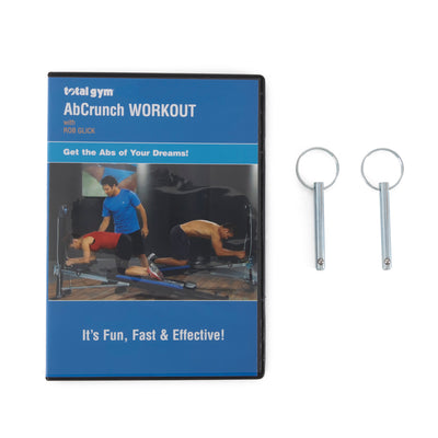 Total Gym Ab Crunch Accessory and DVD for Home Gym Workout Machines (For Parts)