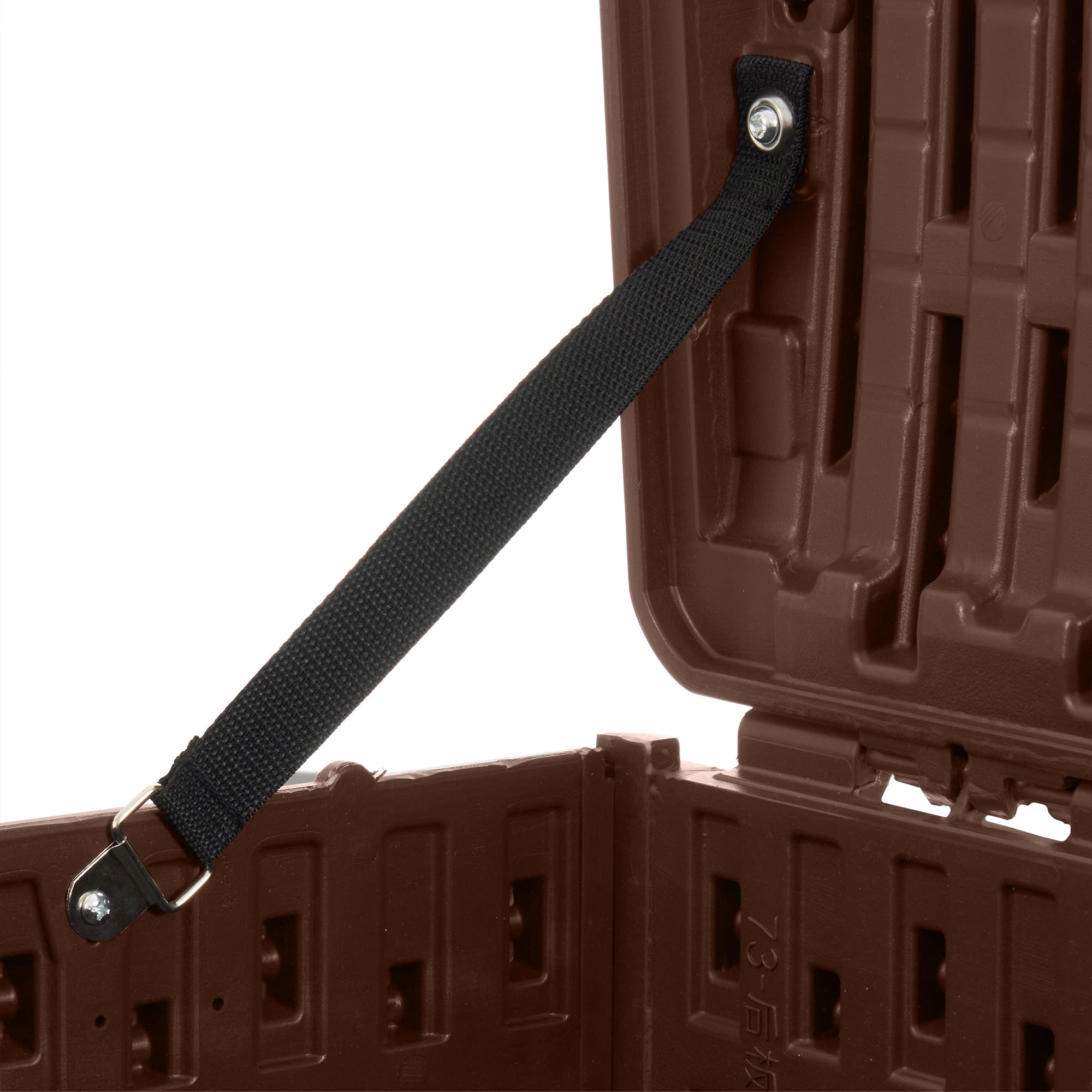 Plastic Development Group 73 Gallon Resin Storage Deck Box, Java Brown(Open Box) - VMInnovations