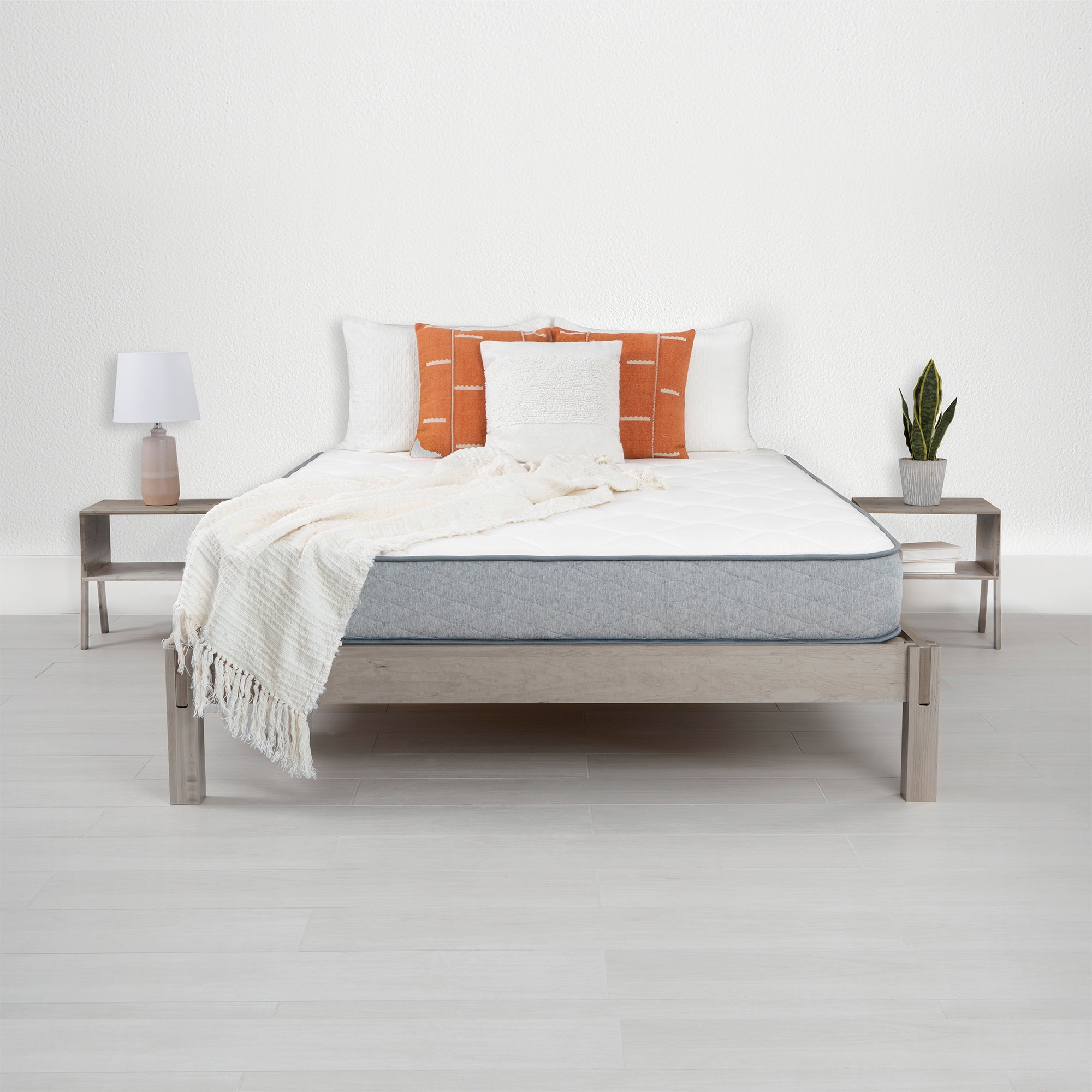 DreamFoam Bedding Spring Dreams Comfy 9" Soft 2 Side Pocket Coil Mattress, Queen