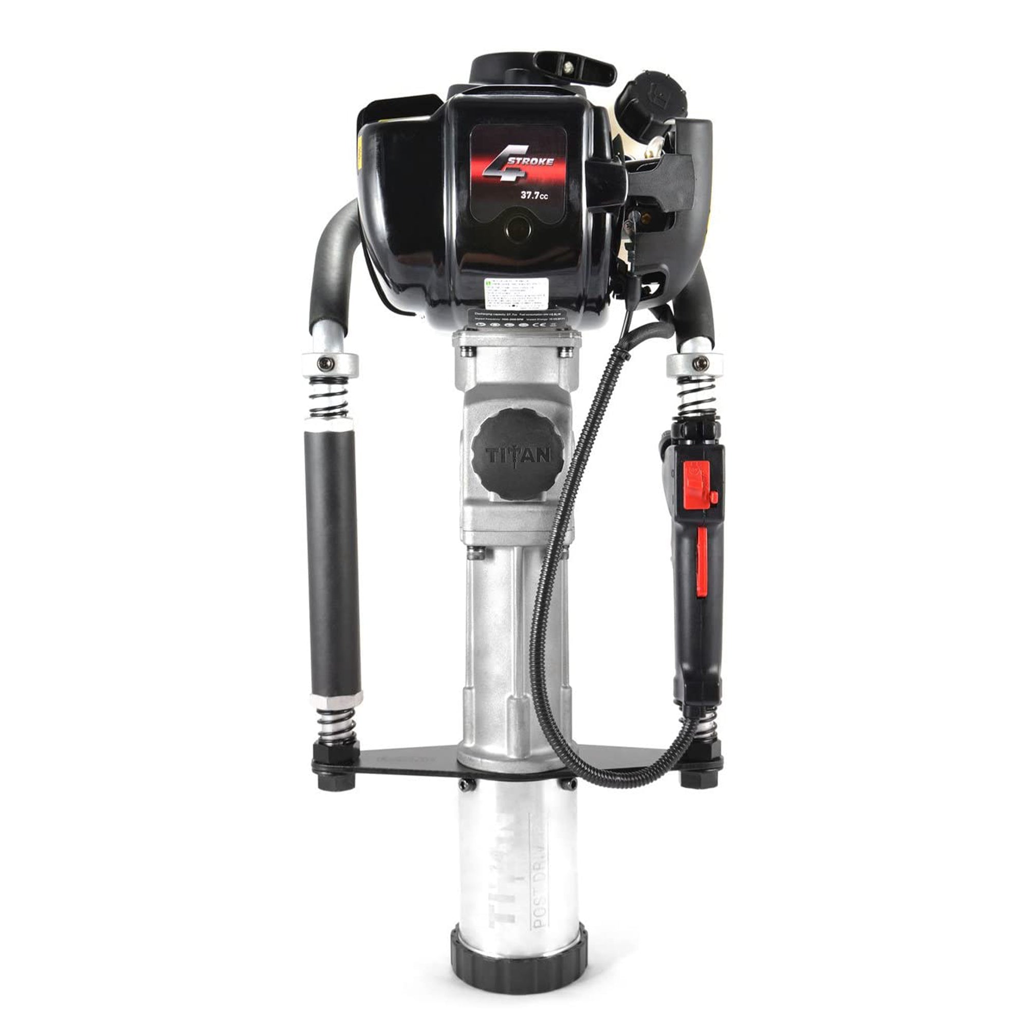 Titan 3.25 In Barrel 1.2 HP Gas Powered Fence Post Driver Pole Pounder(Open Box) - VMInnovations