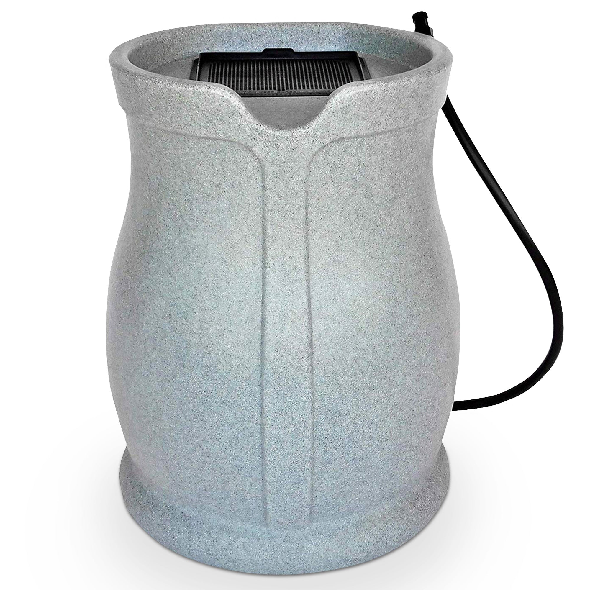 FCMP Outdoor Water Irrigation 45 Gal Catalina Rain Barrel, Light Granite (Used) - VMInnovations