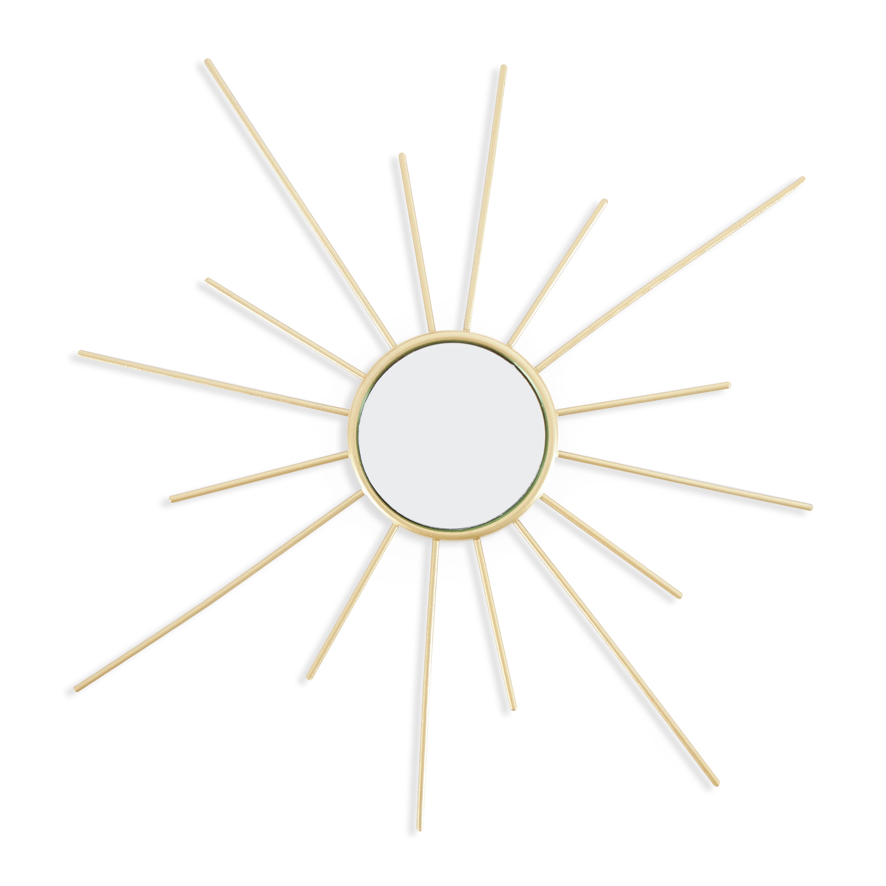 Stratton Home Mirror Metallic Modern Wall Art Decor Set of 3, Gold (Damaged)