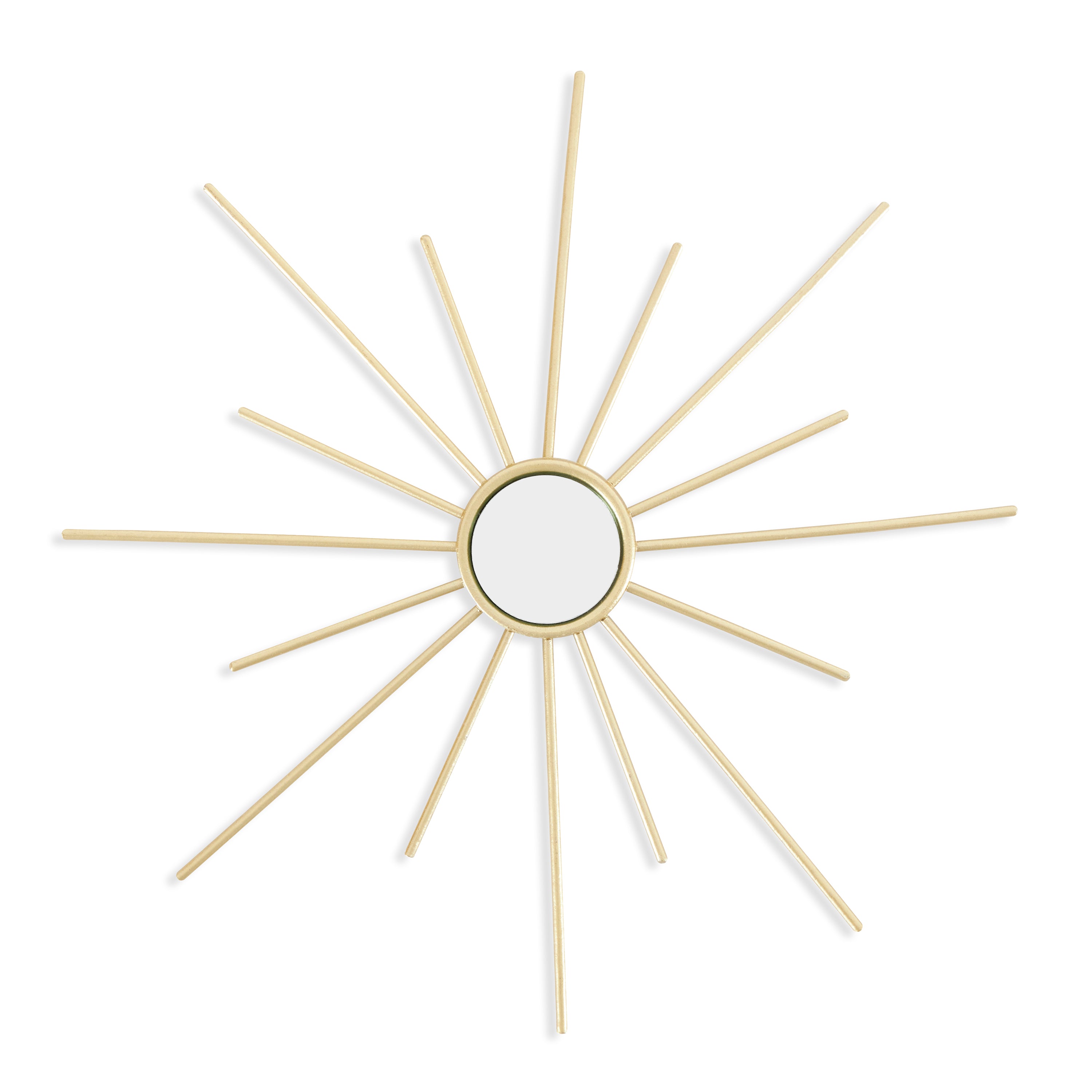 Stratton Home Mirror Metallic Modern Wall Art Decor Set of 3, Gold (Damaged)