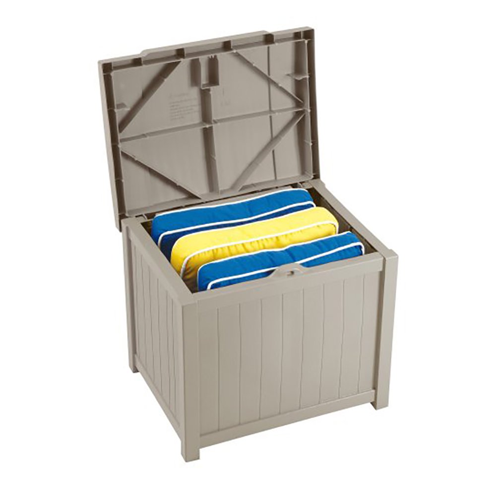 Suncast 22 Gallon Resin Deck Box & 99 Gallon Deck Box & Bench