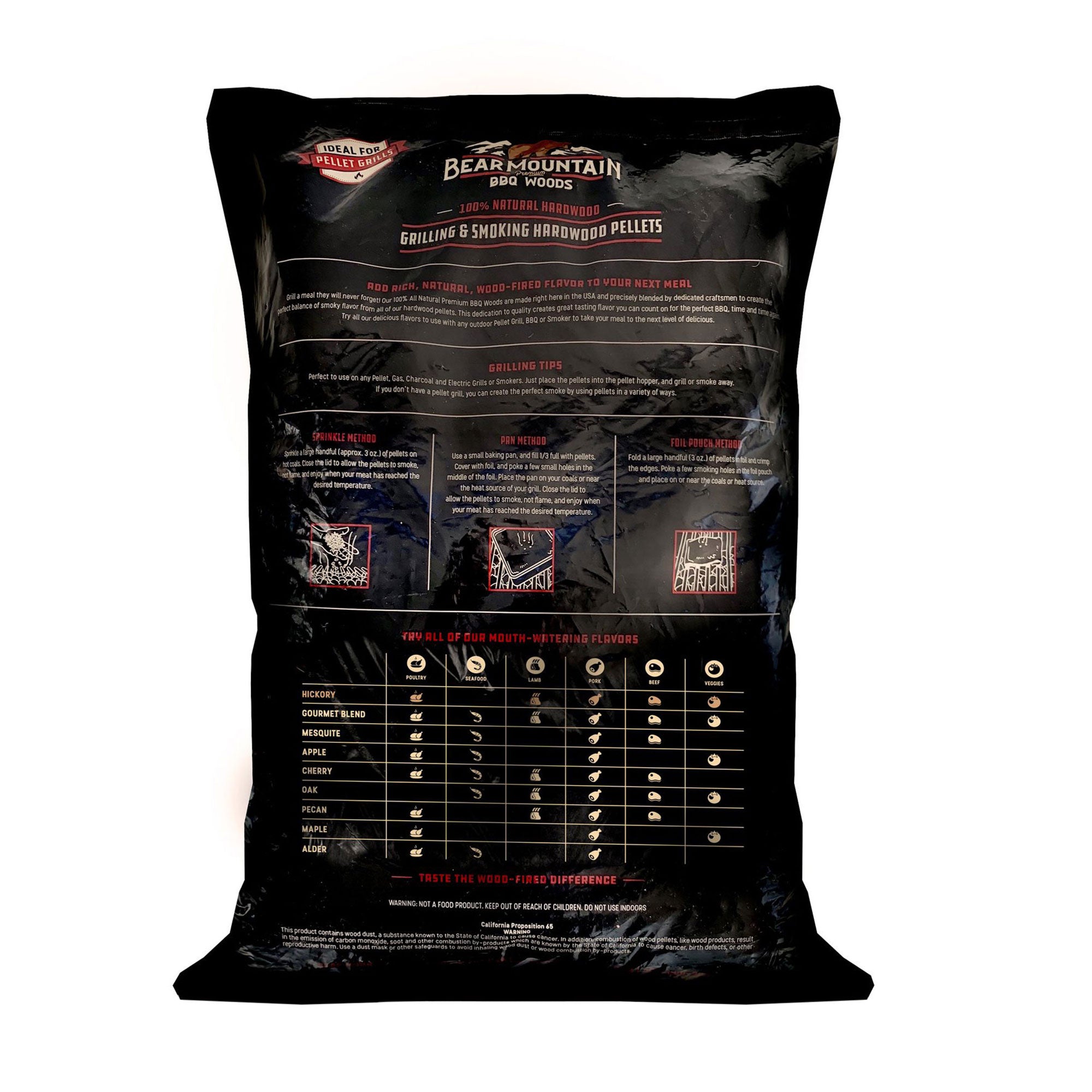 Bear Mountain BBQ All-Natural Hardwood Gourmet Blend Pellets, 20 lbs (Open Box)