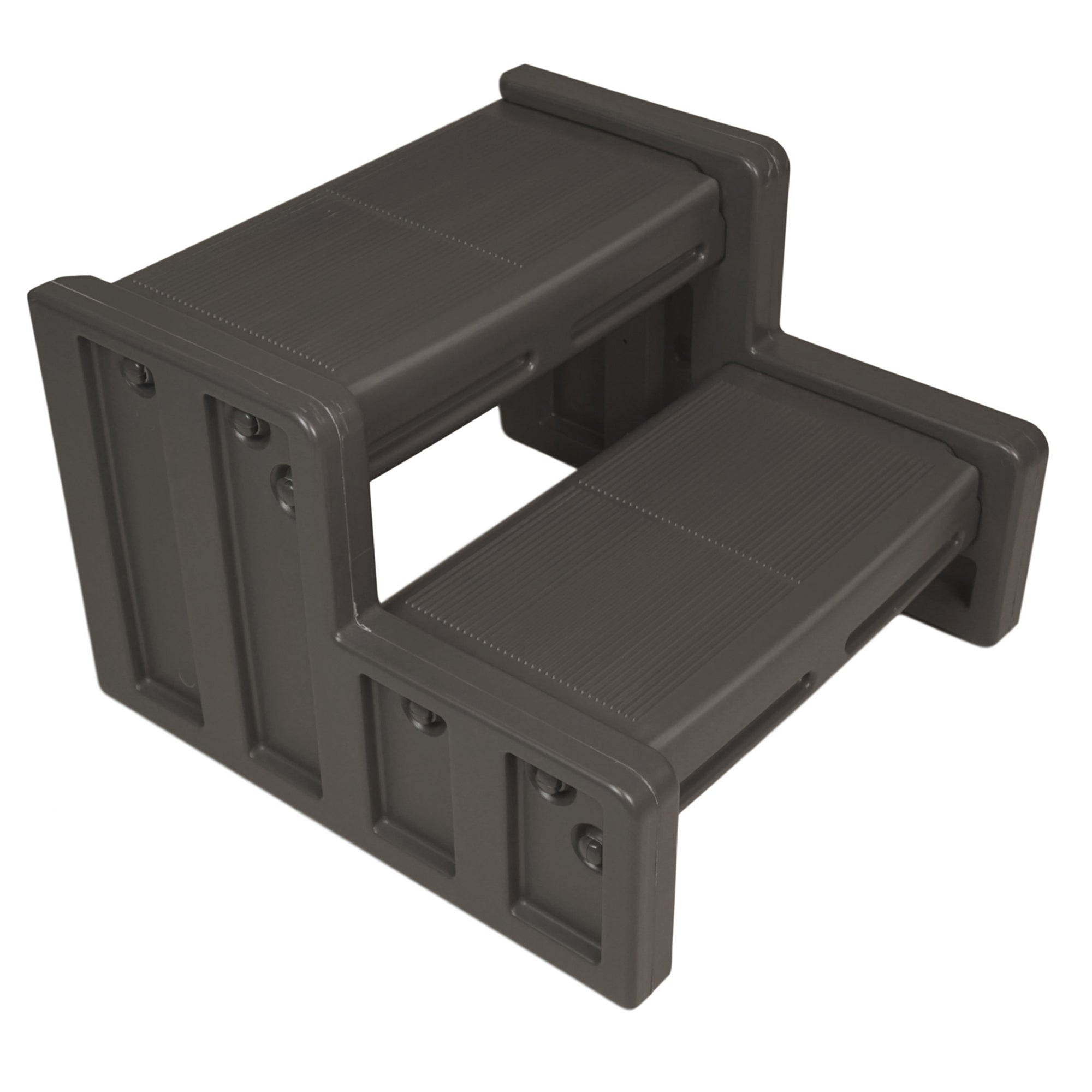 Vinyl Works 22 Inch Multi Purpose Home Spa and Hot Tub Steps, Mocha (Open Box)