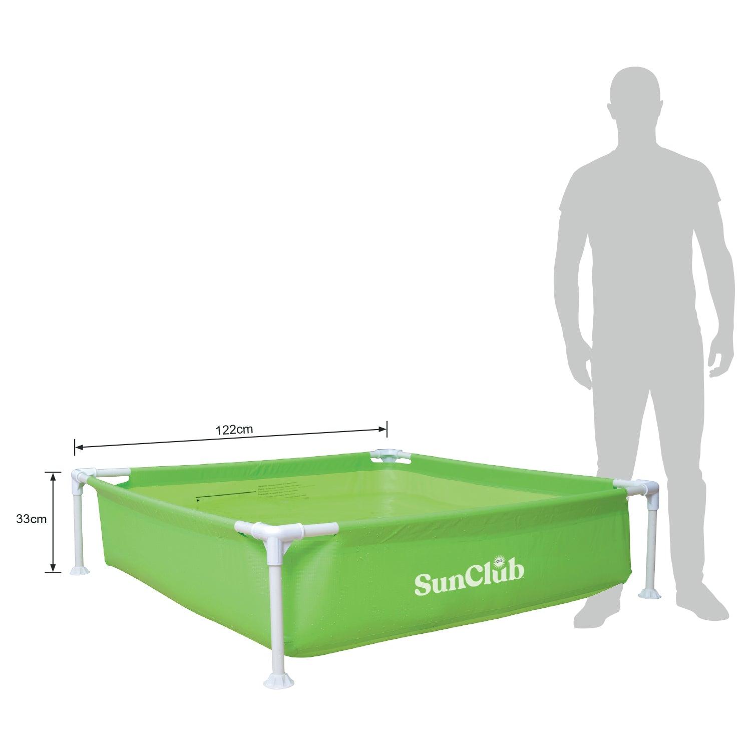 JLeisure 8.5 x 6 Ft Above Ground Steel Frame Pool and 48 x 13 In Swimming Pool - VMInnovations