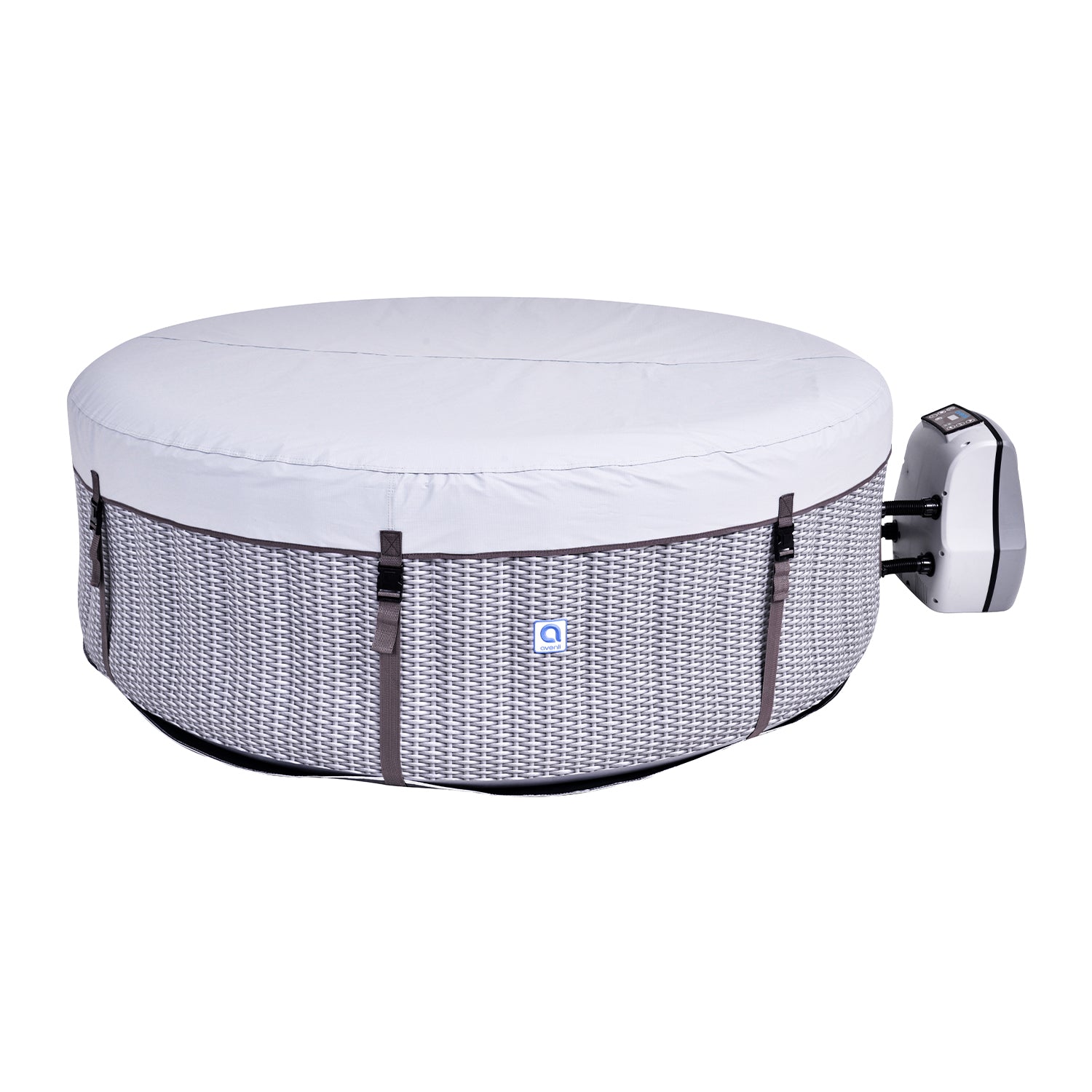 JLeisure Avenli 53" Inflatable Round Spa & 6 Filter Cartridges for ECO Pump - VMInnovations