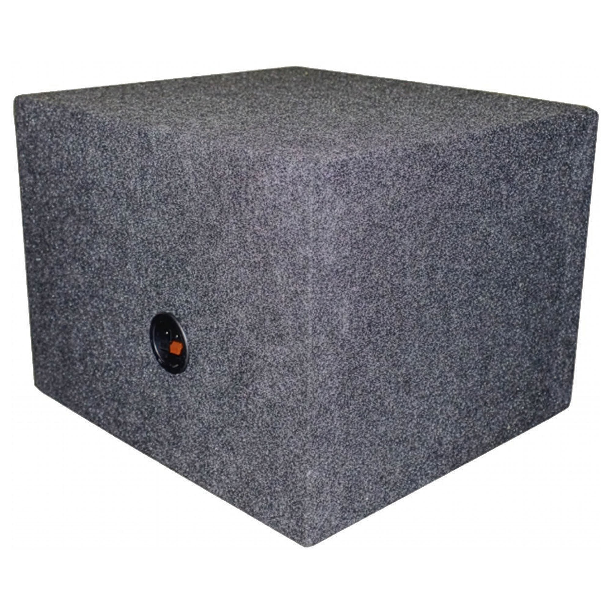 Q-Power 15" Single Vented Ported Car Audio Subwoofer Sub Box Enclosure (Used)