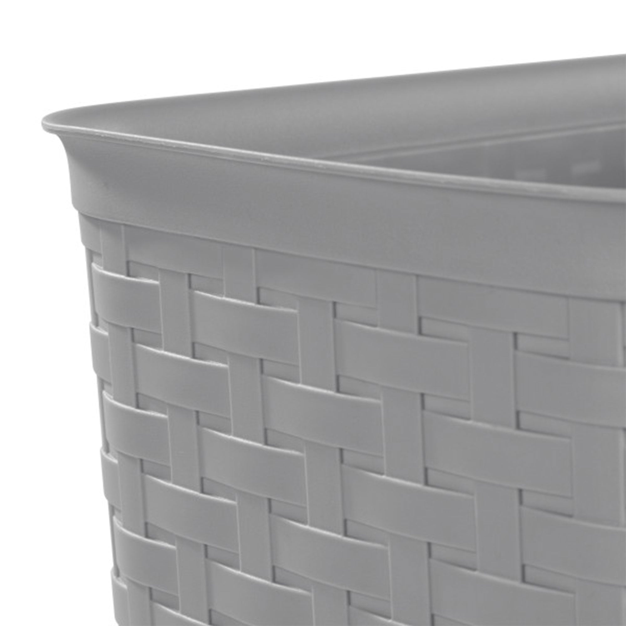 Sterilite Weave 5.8 Gallon Plastic Home/Office Wastebasket Trash Can (18 Pack) - VMInnovations