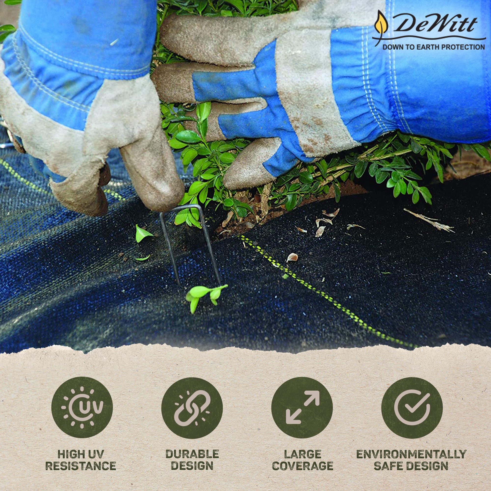 DeWitt P6 Pro 5 Commercial Landscape 5-Oz Barrier Fabric, 6 x 250' (3 Pack)