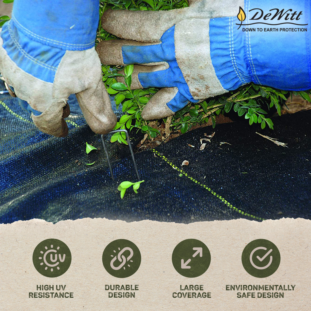 DeWitt P6 Pro 5 Commercial Landscape 5-Oz Barrier Fabric, 6 x 250' (3 Pack)