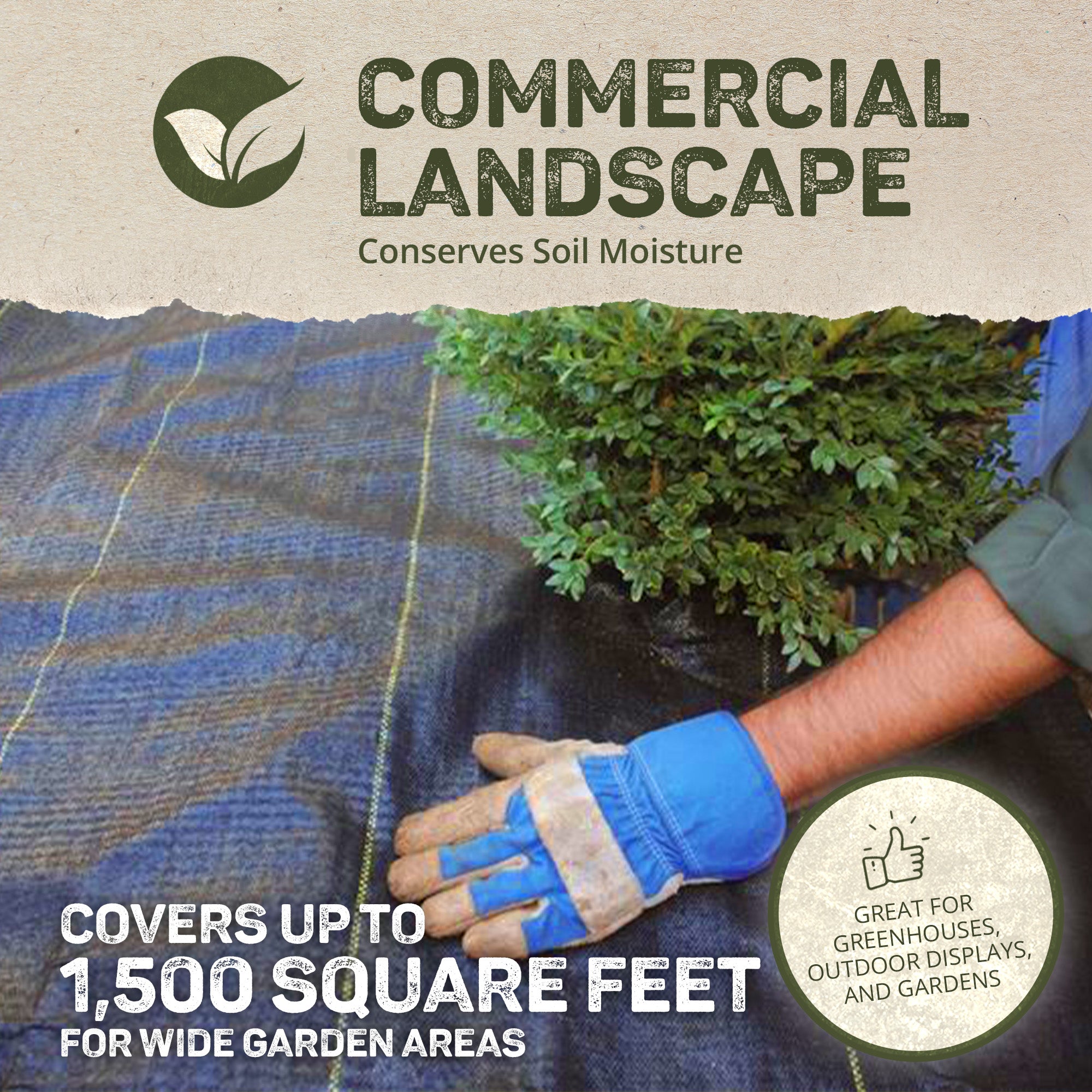 DeWitt P6 Pro 5 Commercial Landscape 5-Oz Barrier Fabric, 6 x 250' (3 Pack) - VMInnovations